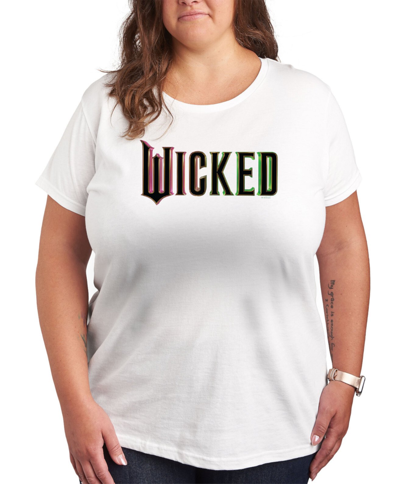 Plus Size Wicked Elphaba Theatrical Logo Graphic Tee Hybrid Apparel