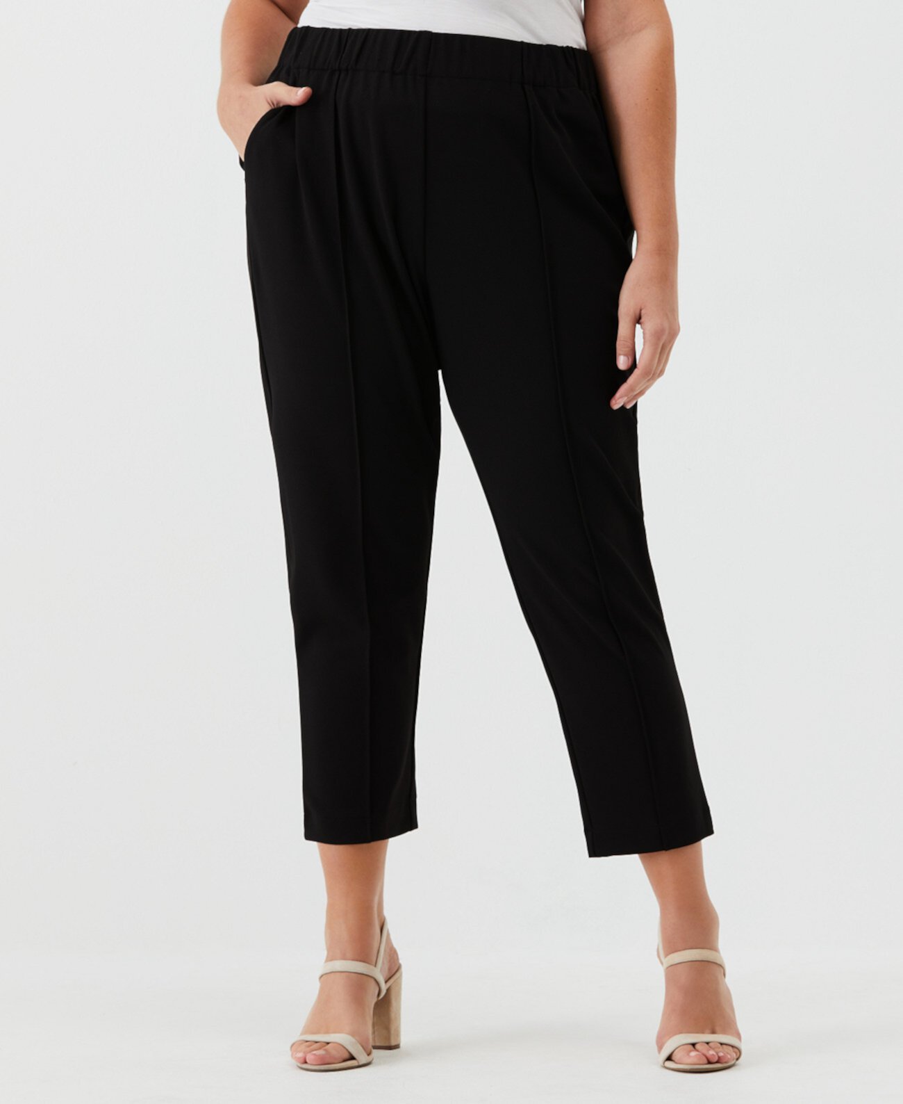 Plus Size Easy Pull On Pants Rafaella