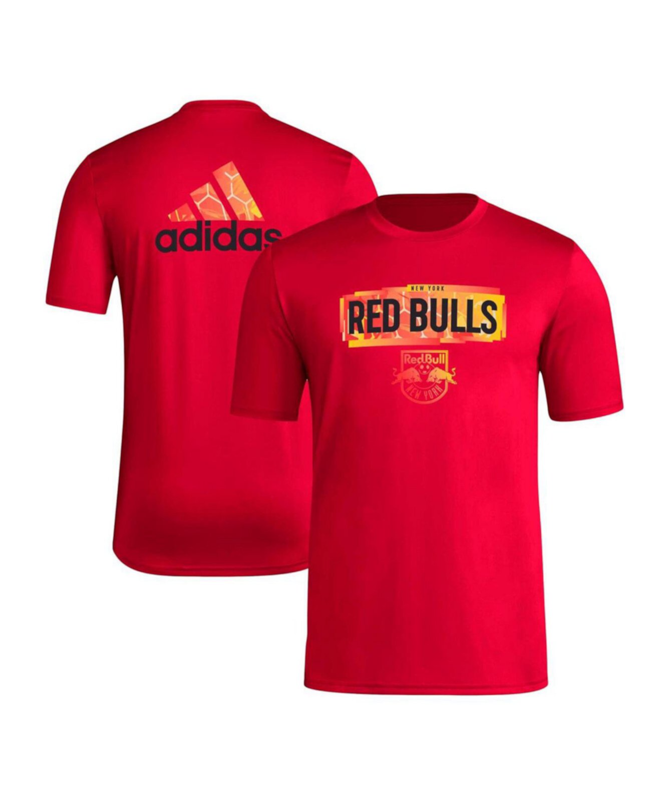 Men's Red New York Red Bulls Local Pop AEROREADY T-shirt Adidas