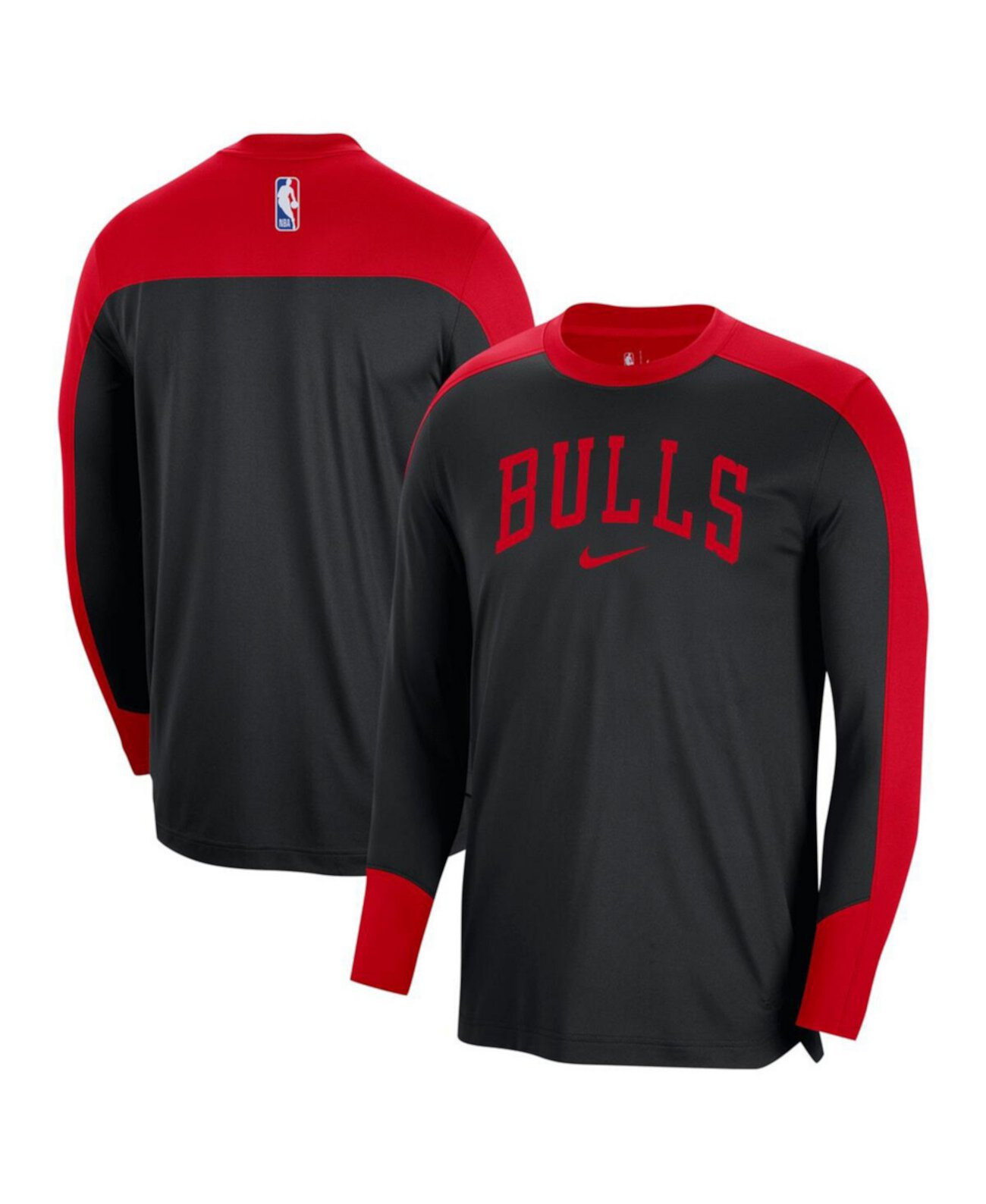 Men's Black Chicago Bulls 2024/25 Authentic Pre-Game Legend Long Sleeve Shooting T-Shirt Nike