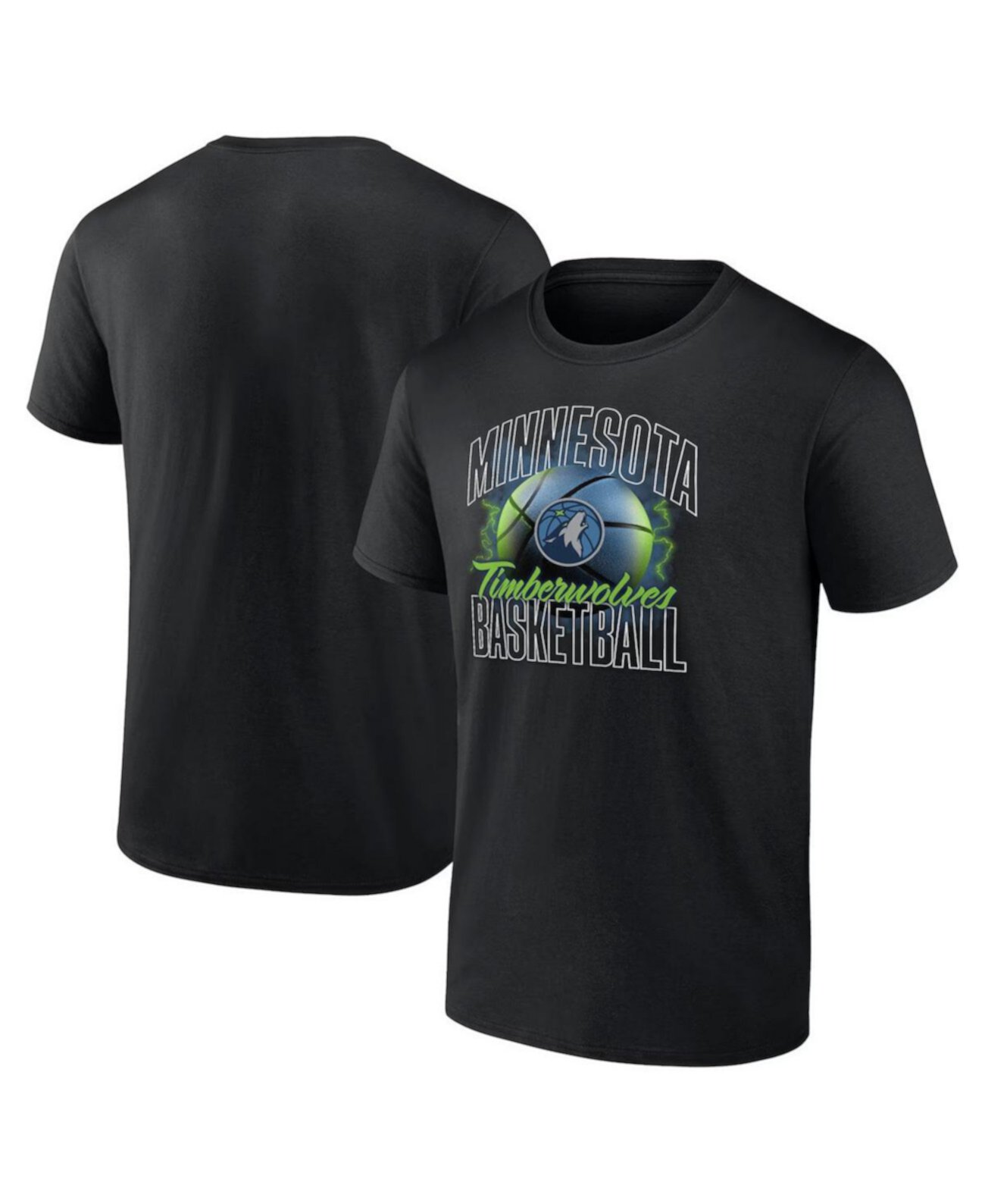 Men's Black Minnesota Timberwolves Match Up T-Shirt Fanatics