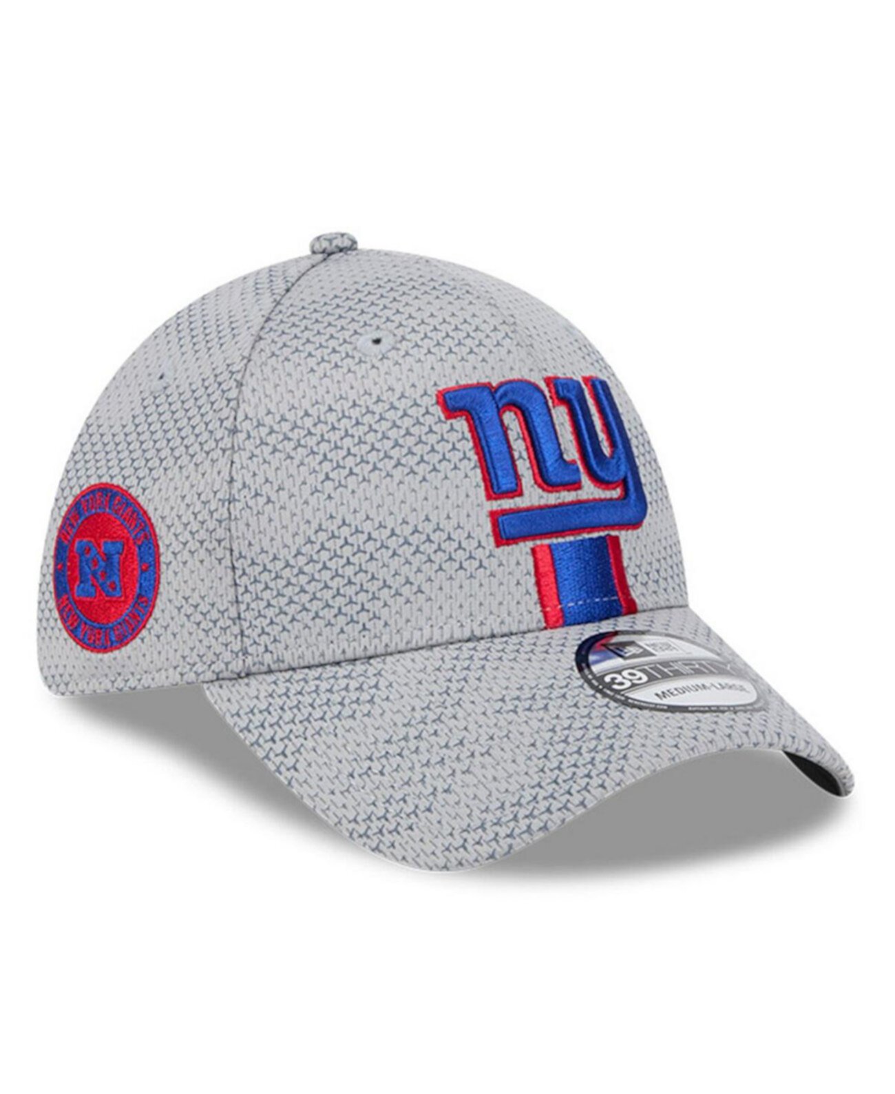 Men's Gray New York Giants 2024 Sideline 39THIRTY Flex Hat New Era