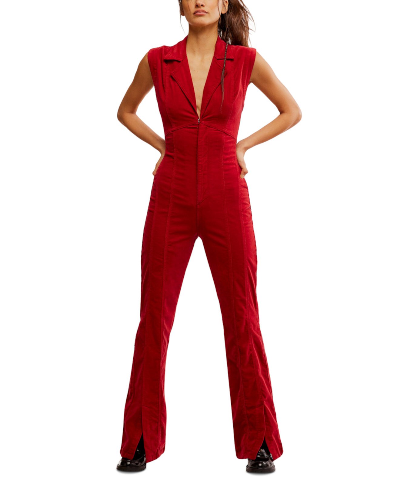 Women's Ring The Alarm Corduroy Jumpsuit Free People