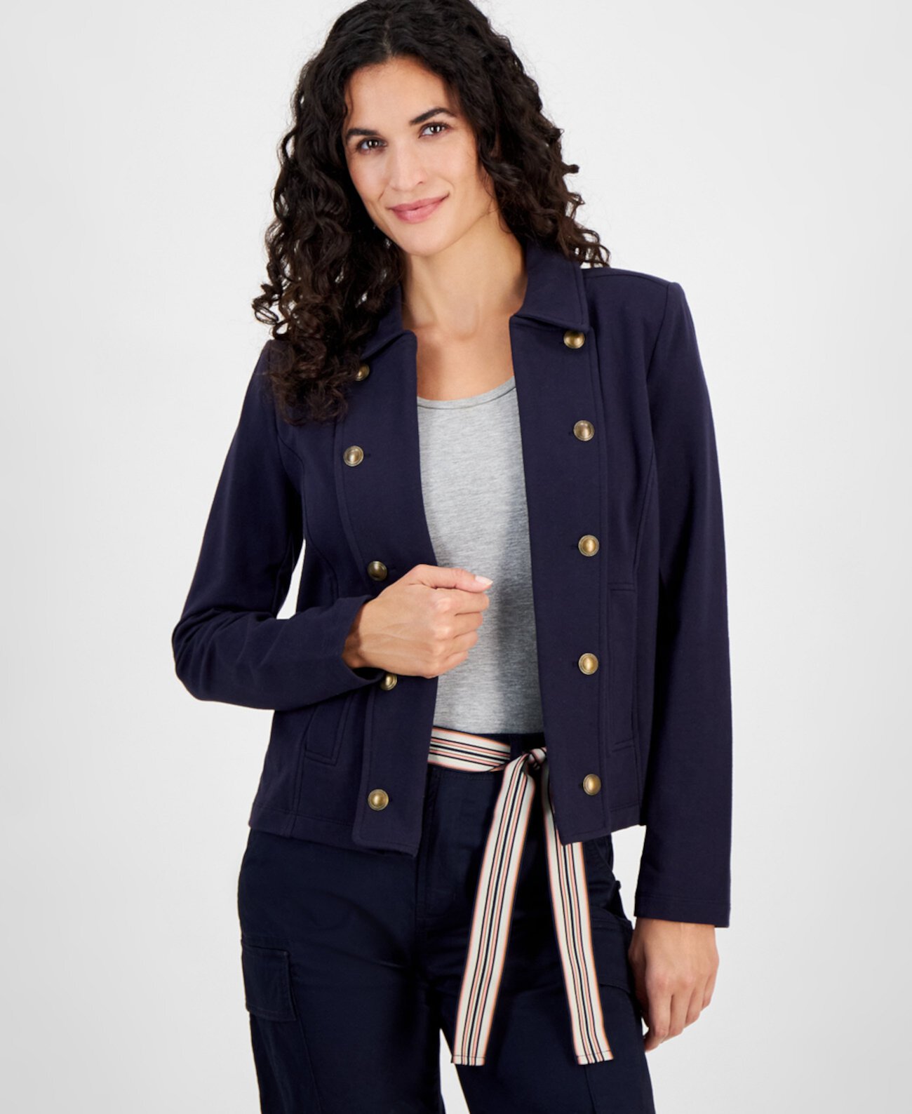 Women's Open-Front Captain's Jacket Nautica Jeans