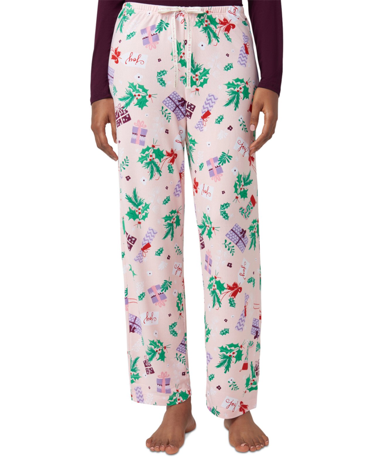 Women's Comforts And Joy Mid-Rise Pajama Pants HUE