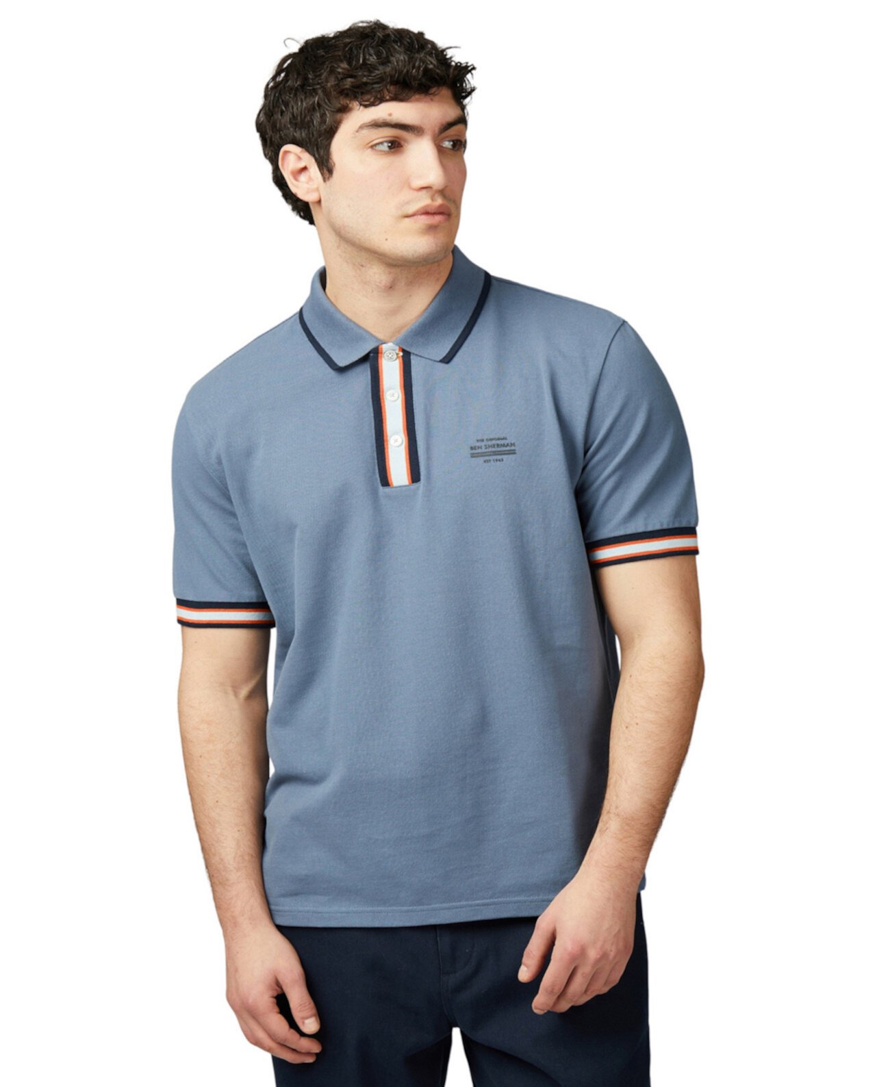 Men's Placket Interest Polo Shirt Ben Sherman