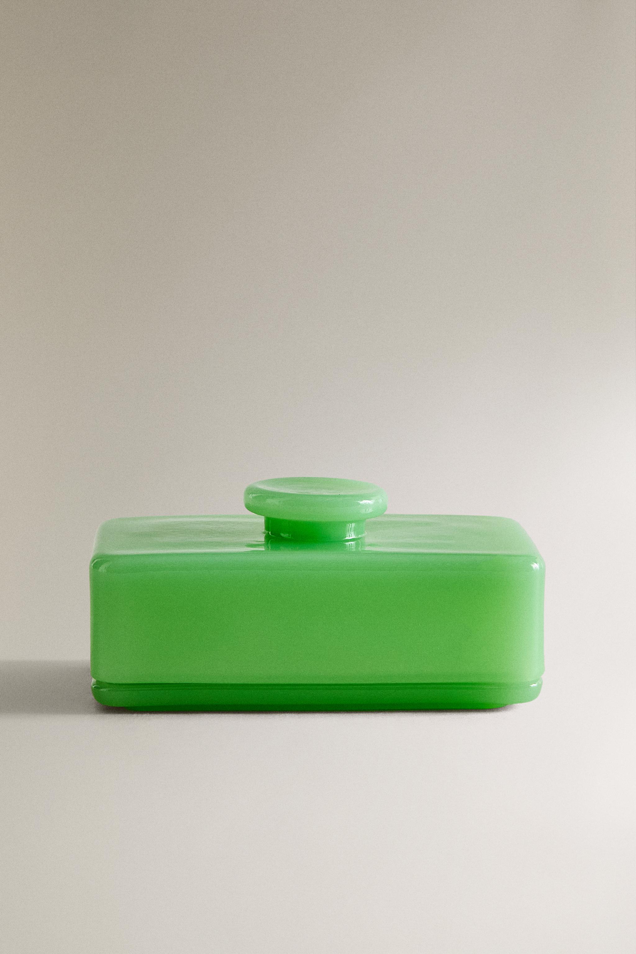 NANUSHKA COLORED GLASS BUTTER DISH Zara Home