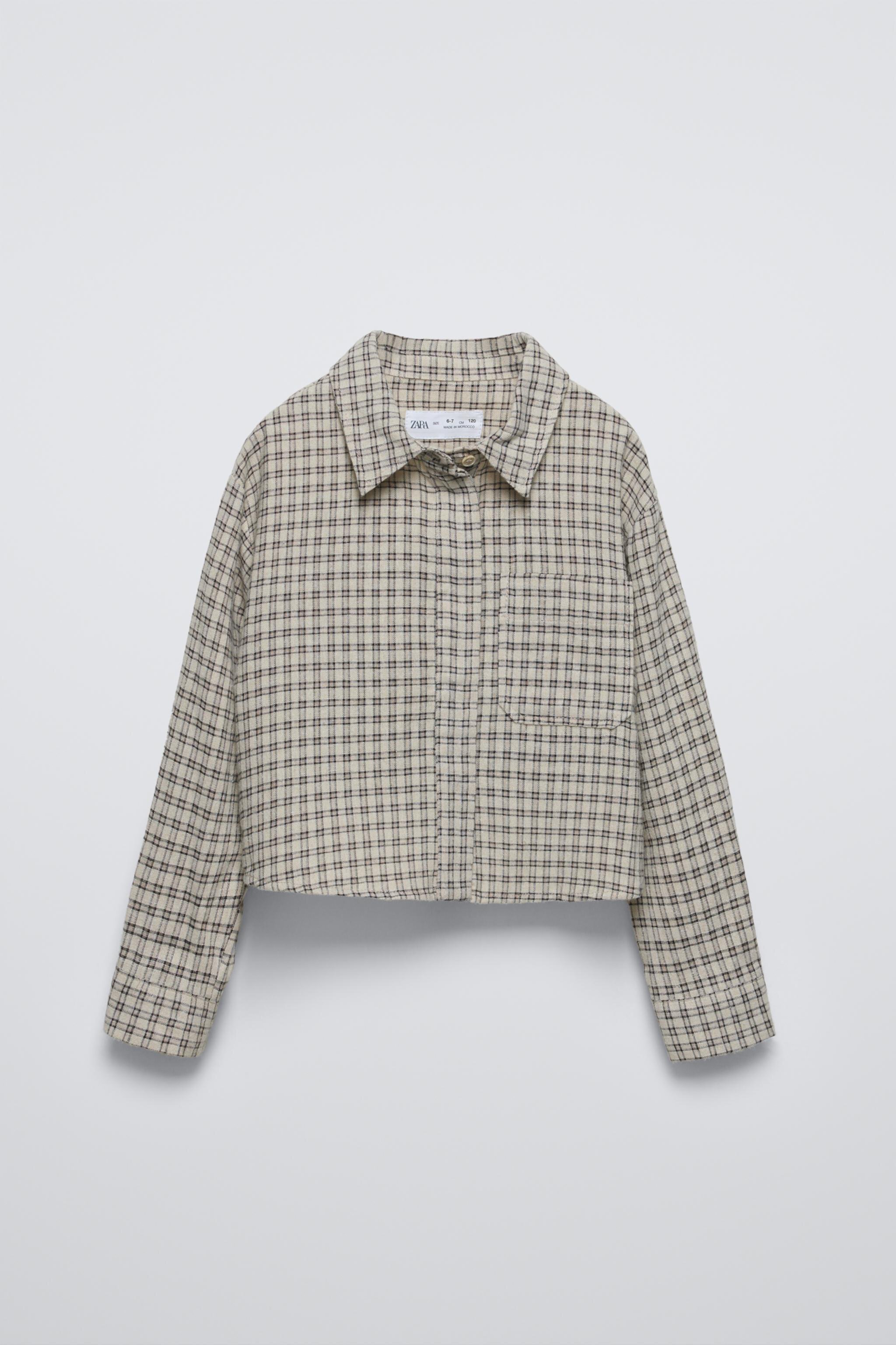  Рубашка ZARA PLAID ZARA