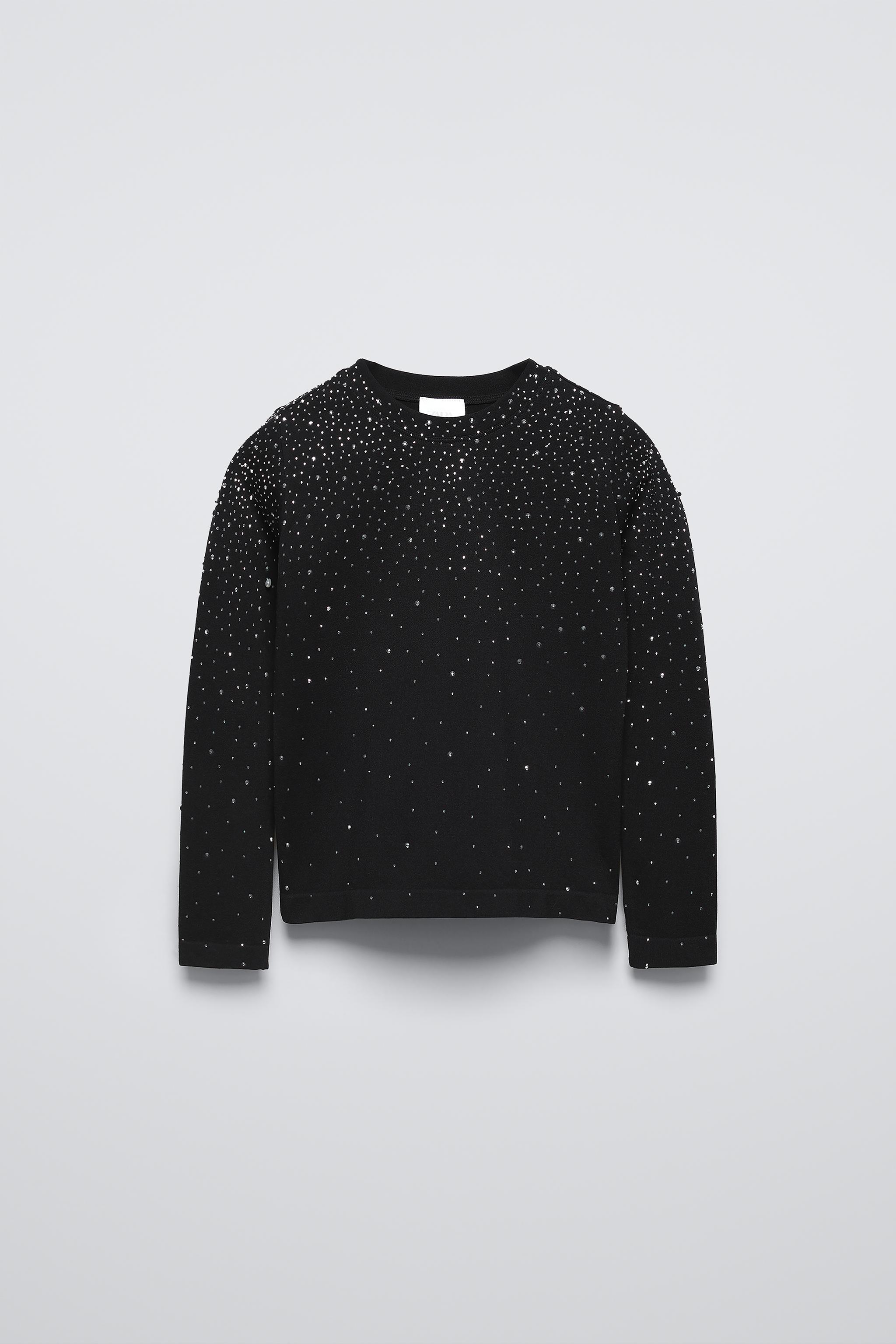  Футболка Zara Seamless Sparkly ZARA