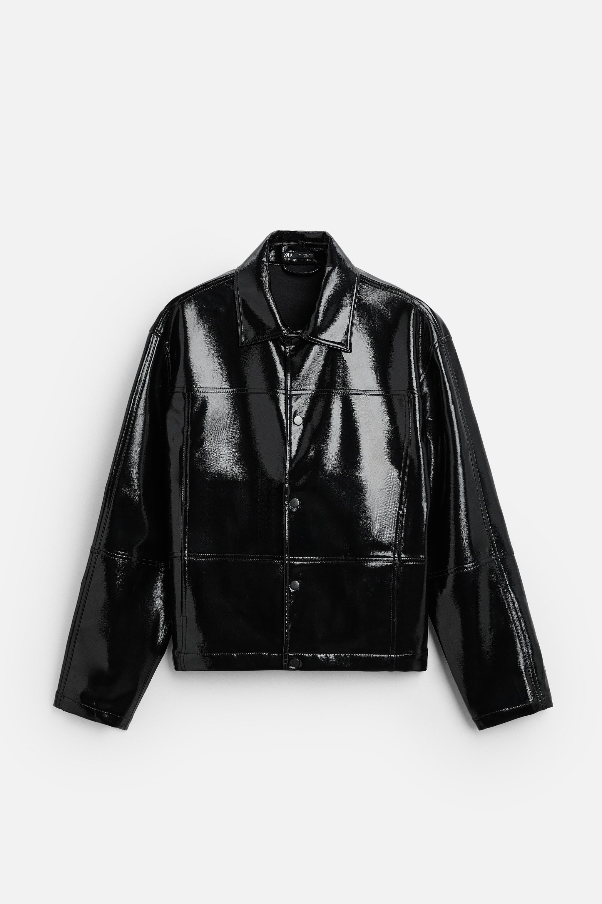 Мужская Повседневная куртка Zara SHINY FINISH JACKET ZARA