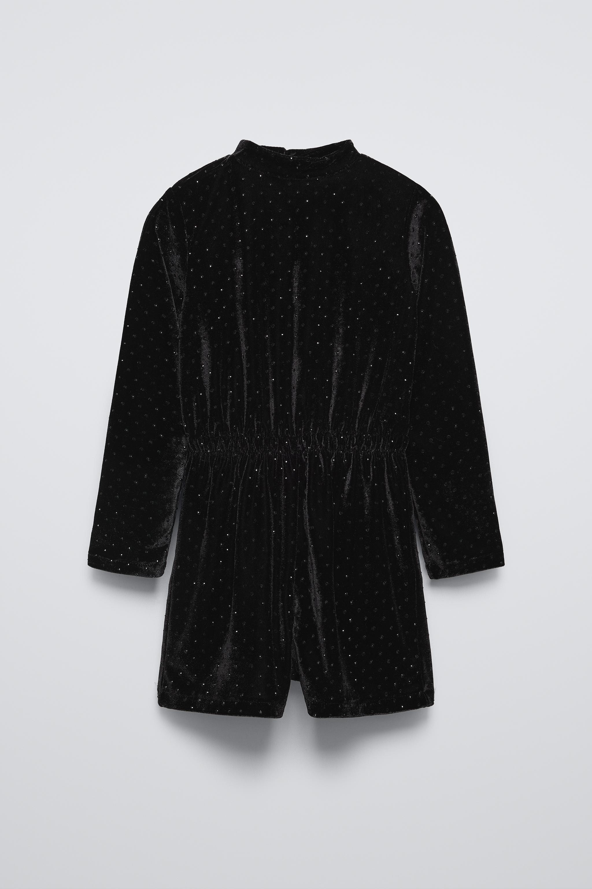  Комбинезон Zara Sparkly Velvet ZARA