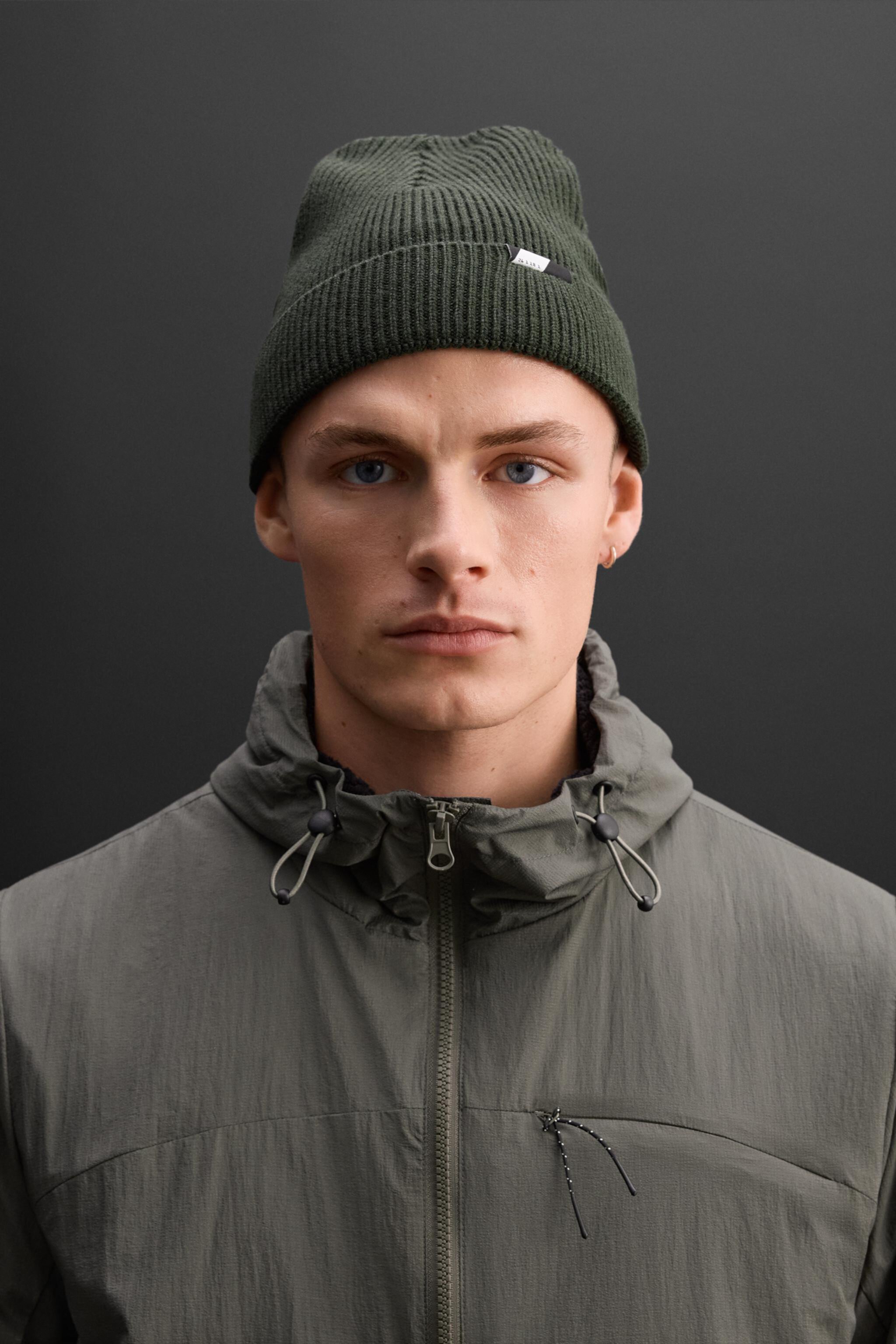 Шапка бини ZARA TEXTURED KNIT HAT ZARA