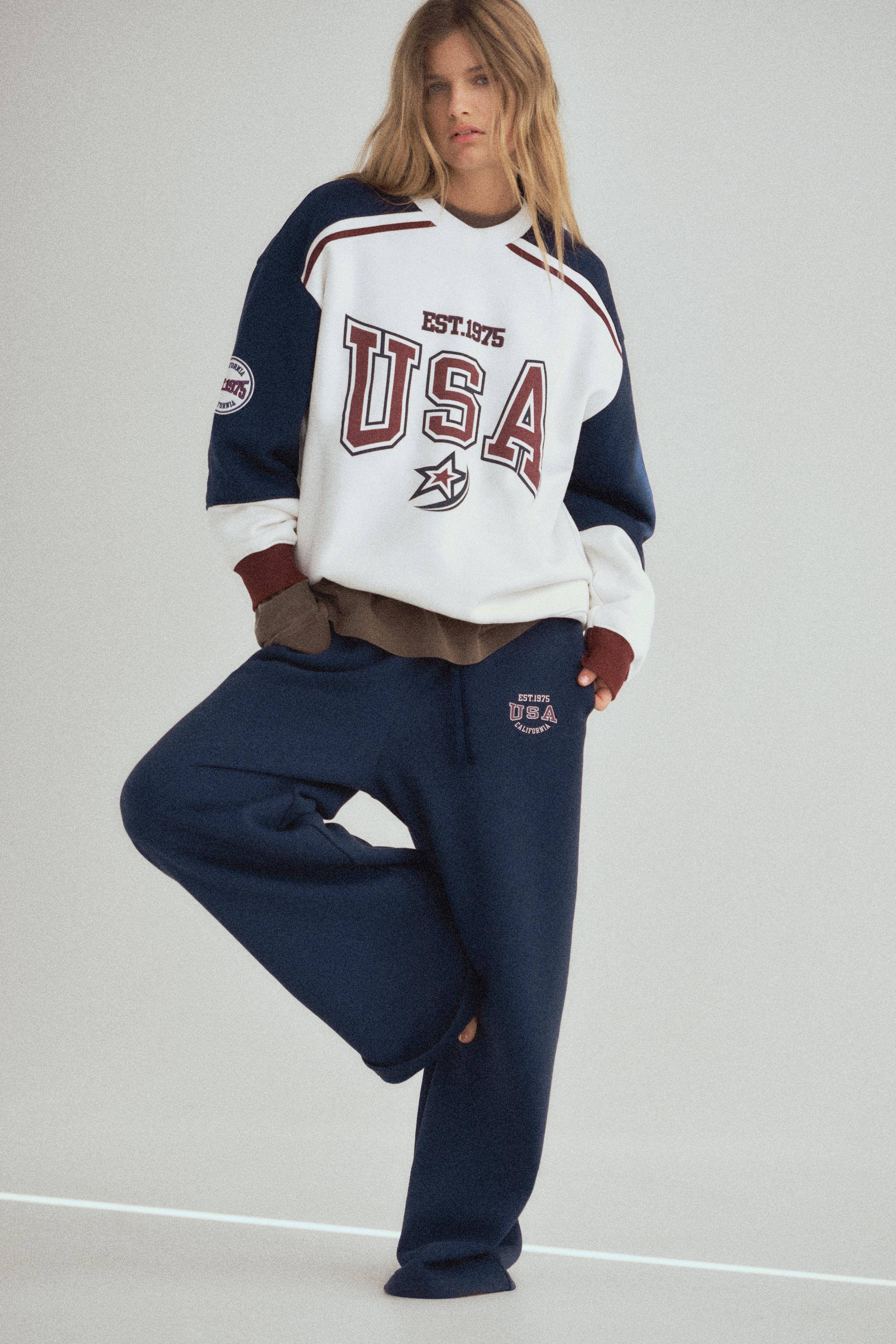 Женские Повседневные брюки ZARA USA VARSITY PANTS ZARA