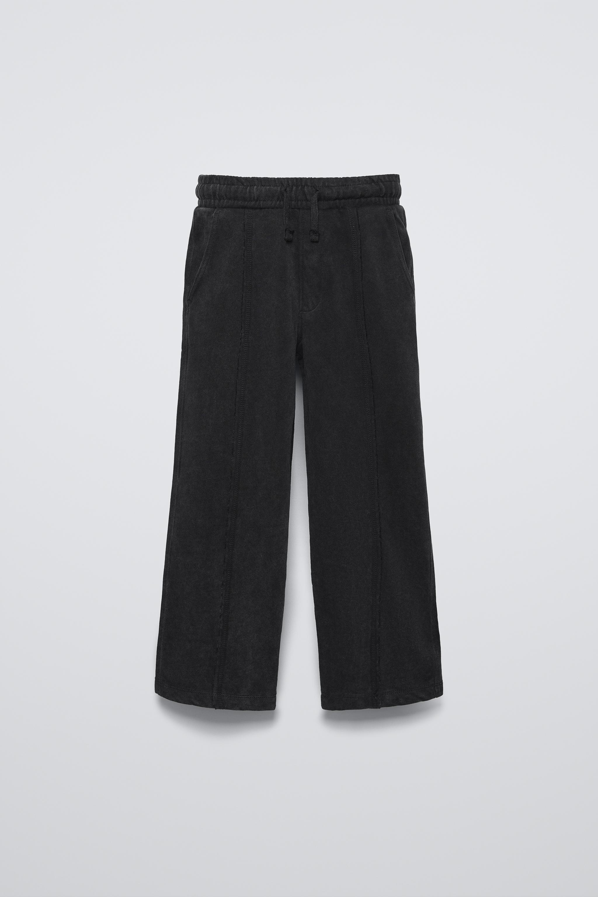 WASHED EFFECT STRAIGHT PANTS ZARA