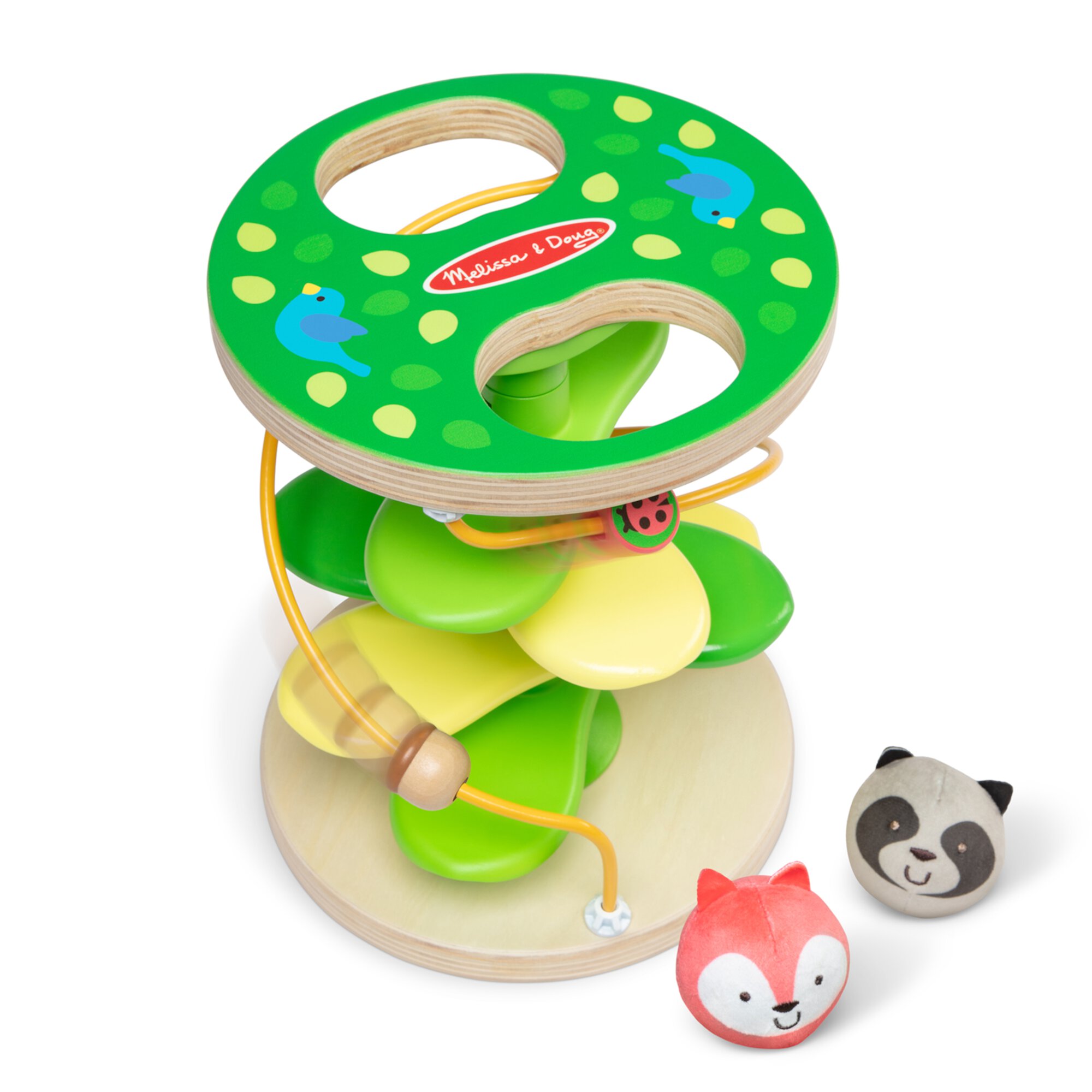 Melissa & Doug Rollables Treehouse Twirl Infant and Toddler Toy (3 Pieces) - FSC Certified Melissa & Doug