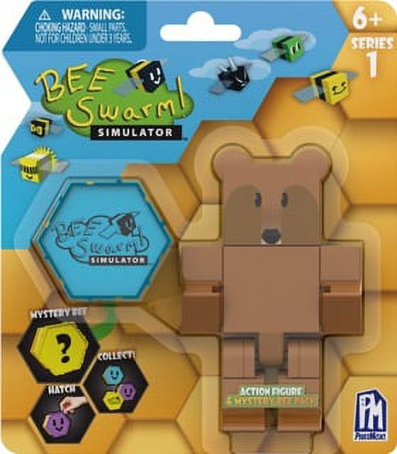 Bee Swarm Simulator Brown Bear Action Figure Bee Swarm Simulator