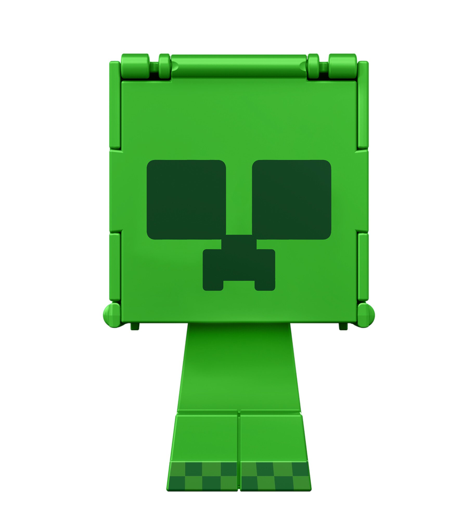 Minecraft Flippin? Figs Figures Collection, 2-in-1 Fidget Play, 3.75-in Scale & Pixelated Design, Creeper + Charged Creep Minecraft