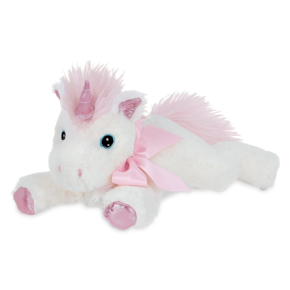 Bearington Baby Dreamer Plush Stuffed Animal Unicorn with Rattle Bearington Collection