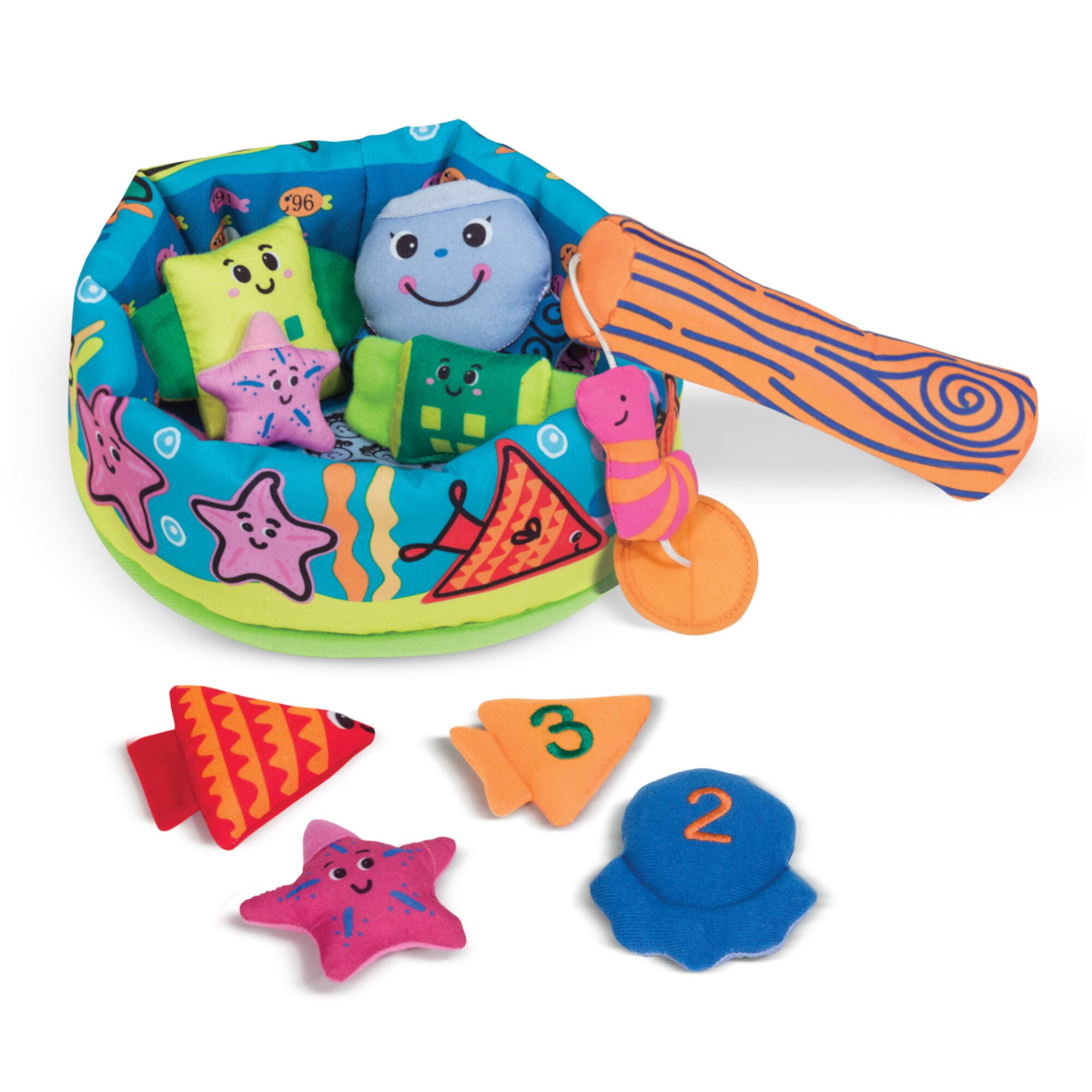 Melissa & Doug K's Kids Fish and Count Learning Game With 8 Numbered Fish to Catch and Release Melissa & Doug