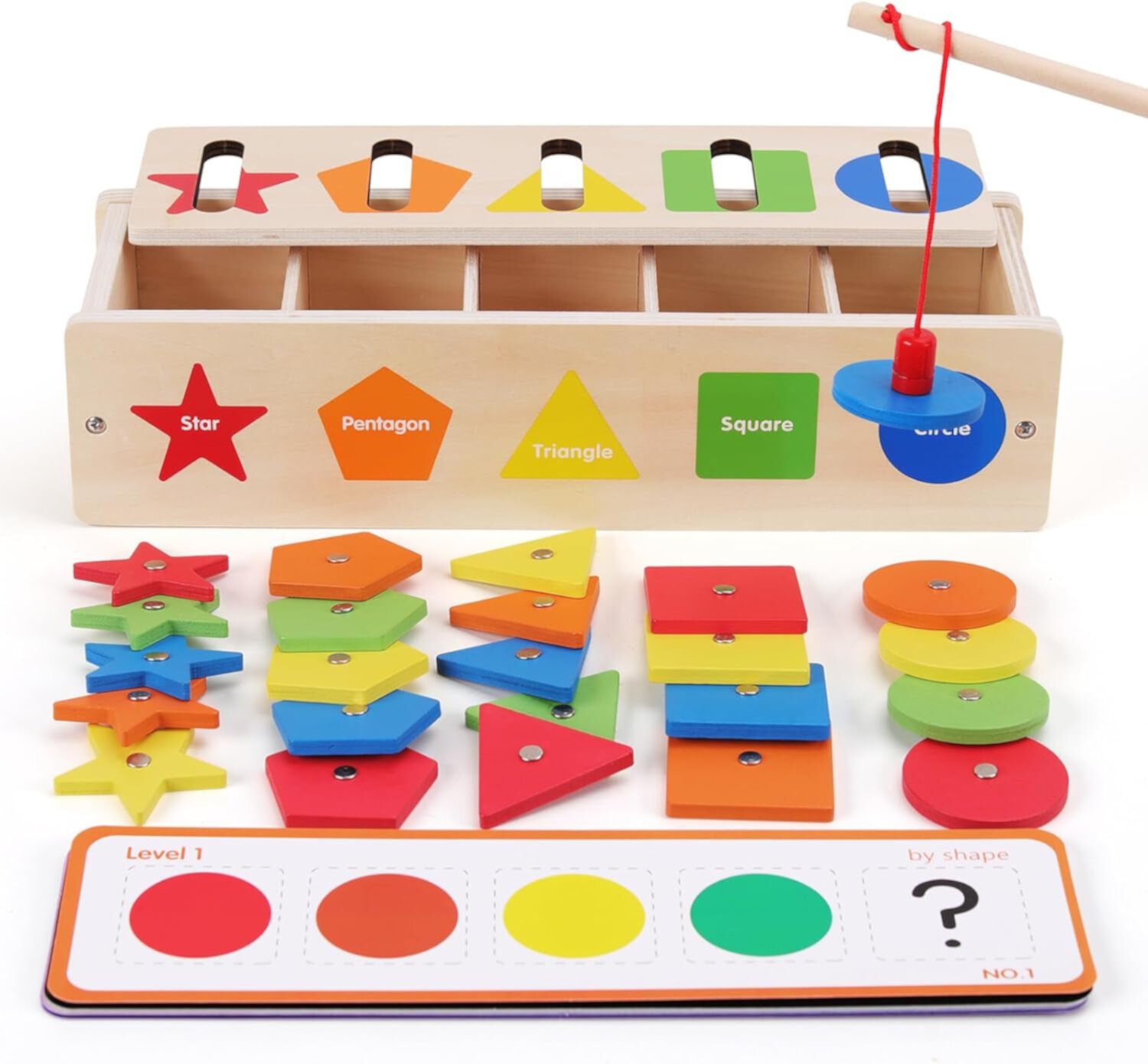 Style-Carry Montessori Toys for 1 Year Old, Shape Sorter Toy for Toddlers 1-3, Learning Toys for 1 2 3 Year Old Boys Girls, Christmas Birthday Gifts Style-Carry