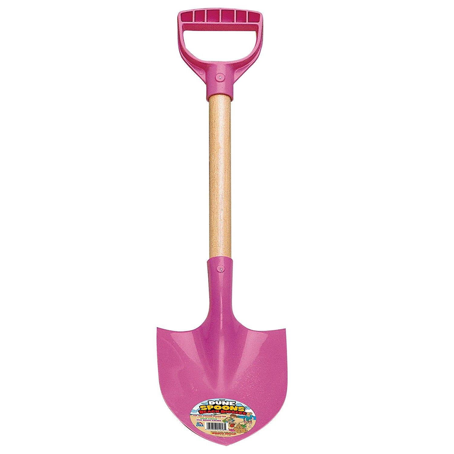 Dune Spoons Beach Diggers - Plastic Kid Shovels for Sand or Snow - Pink Generic