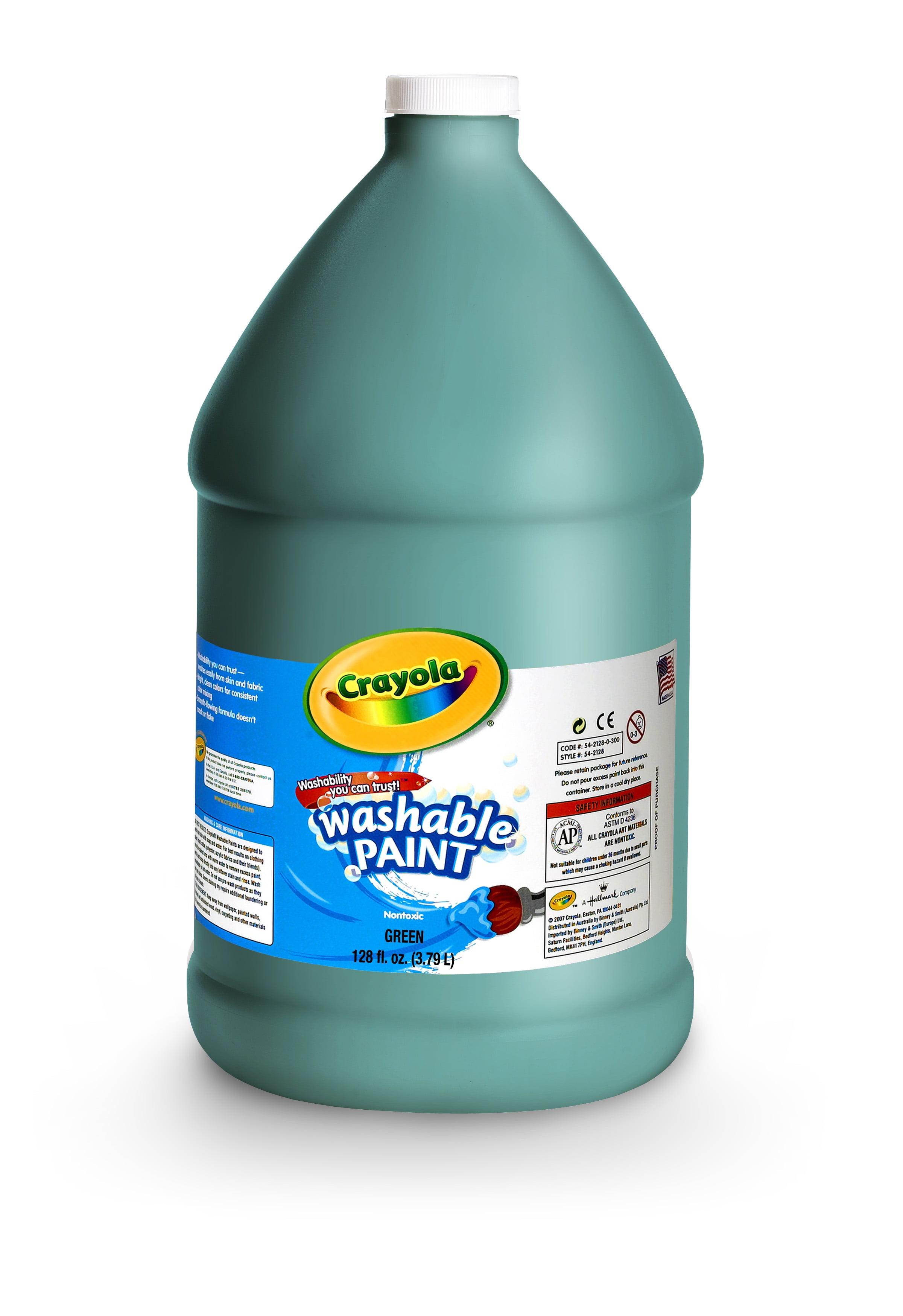 Crayola Washable Paint, Green, Gallon Crayola