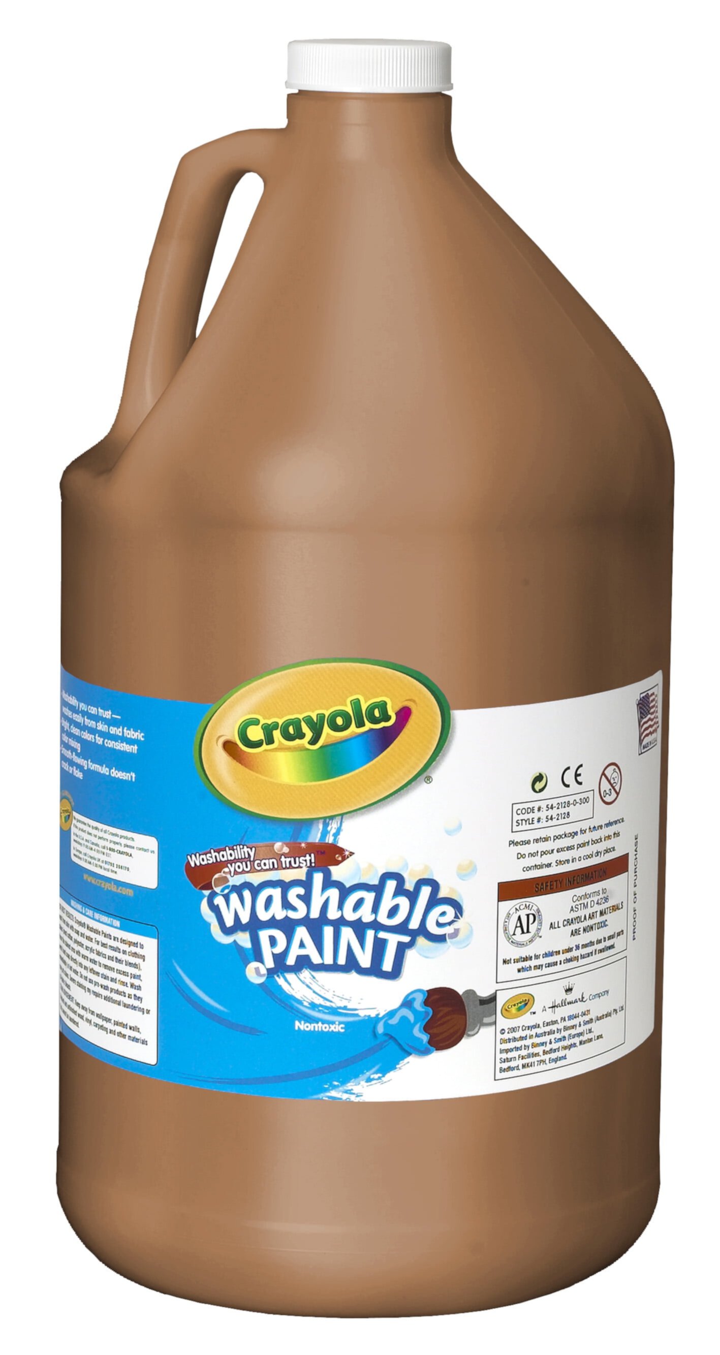 Washable Paint, Brown, Gallon Crayola