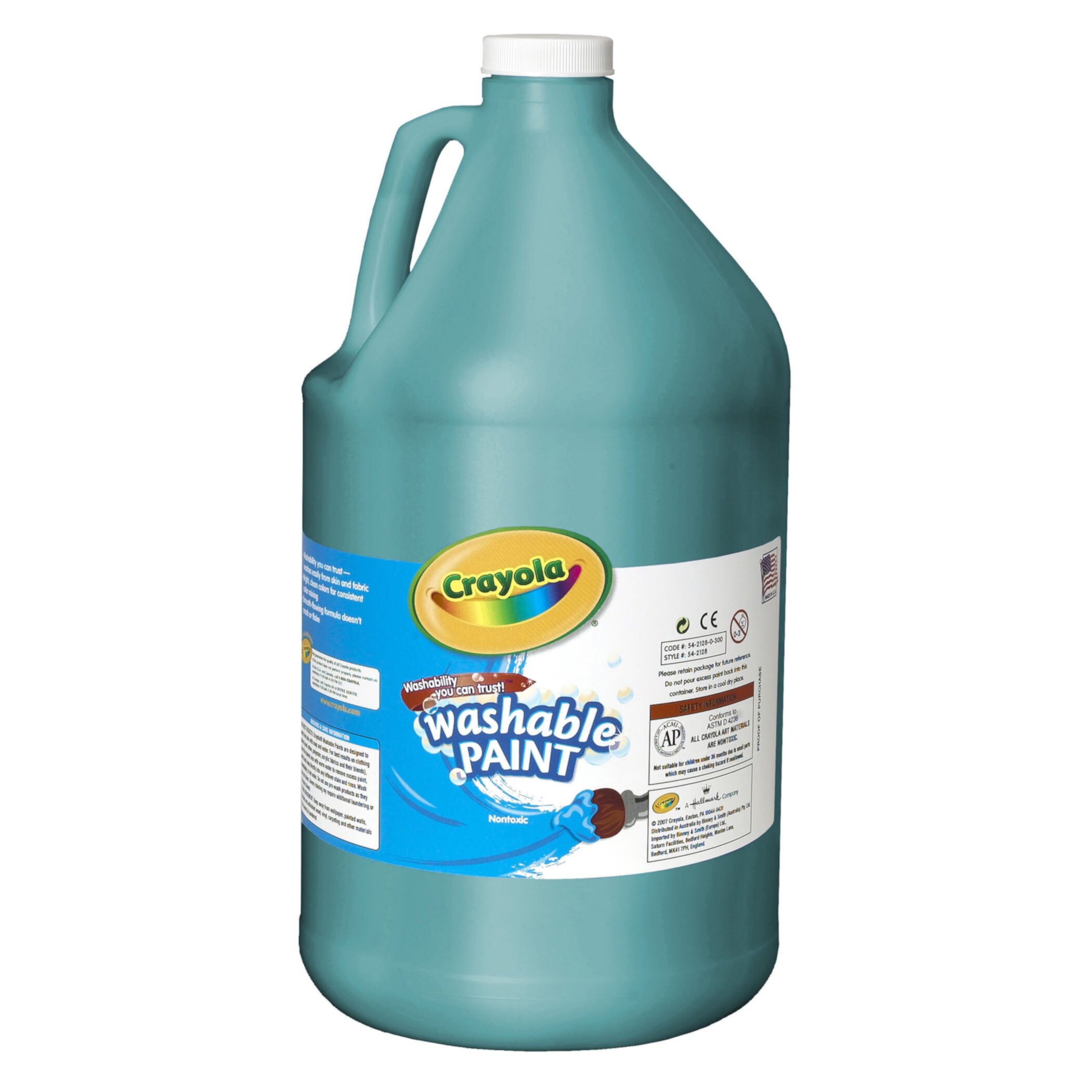 Crayola® Washable Paint, Turquoise, Gallon Crayola