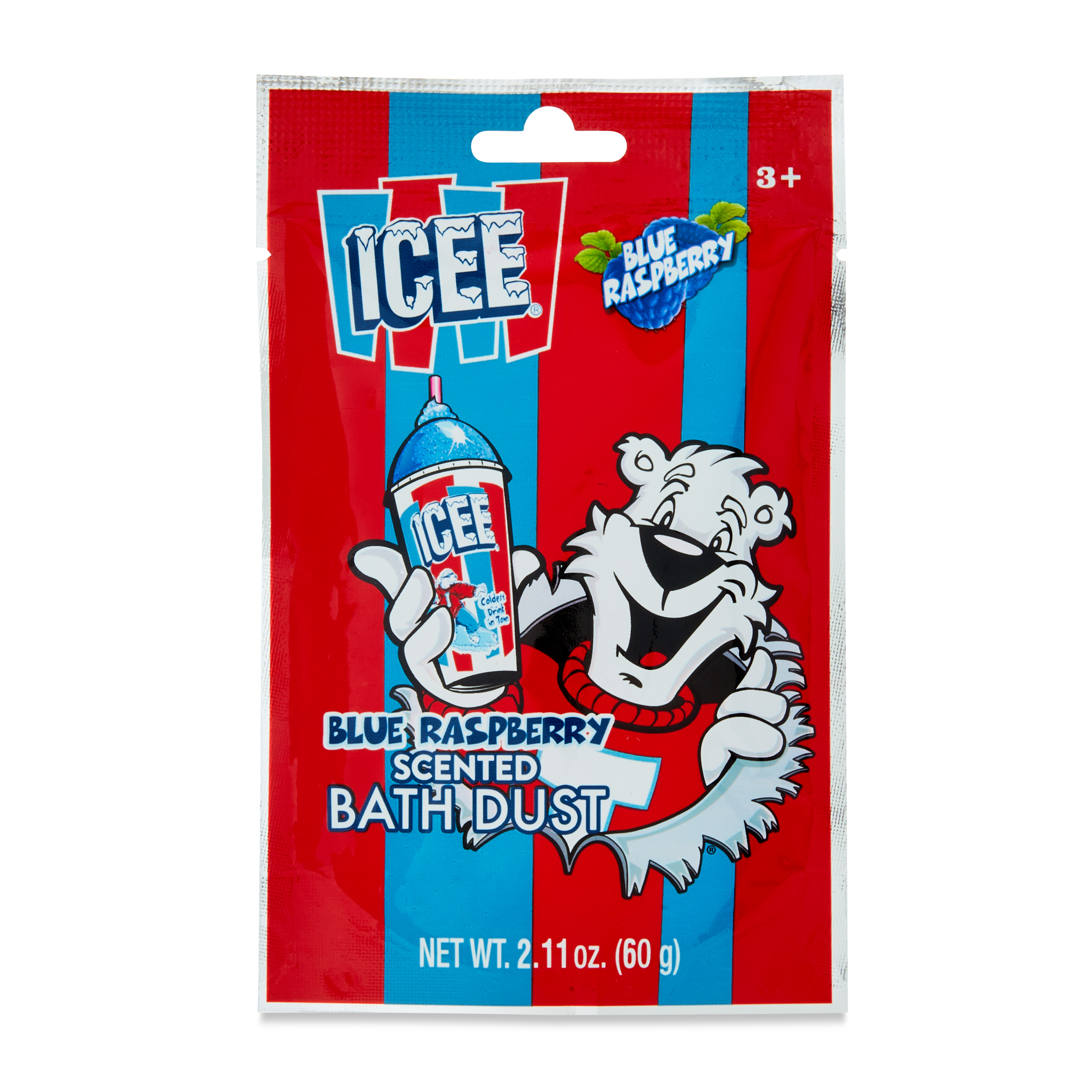 Icee Blue Raspberry Scented Bath Dust, 2.11 oz ICEE