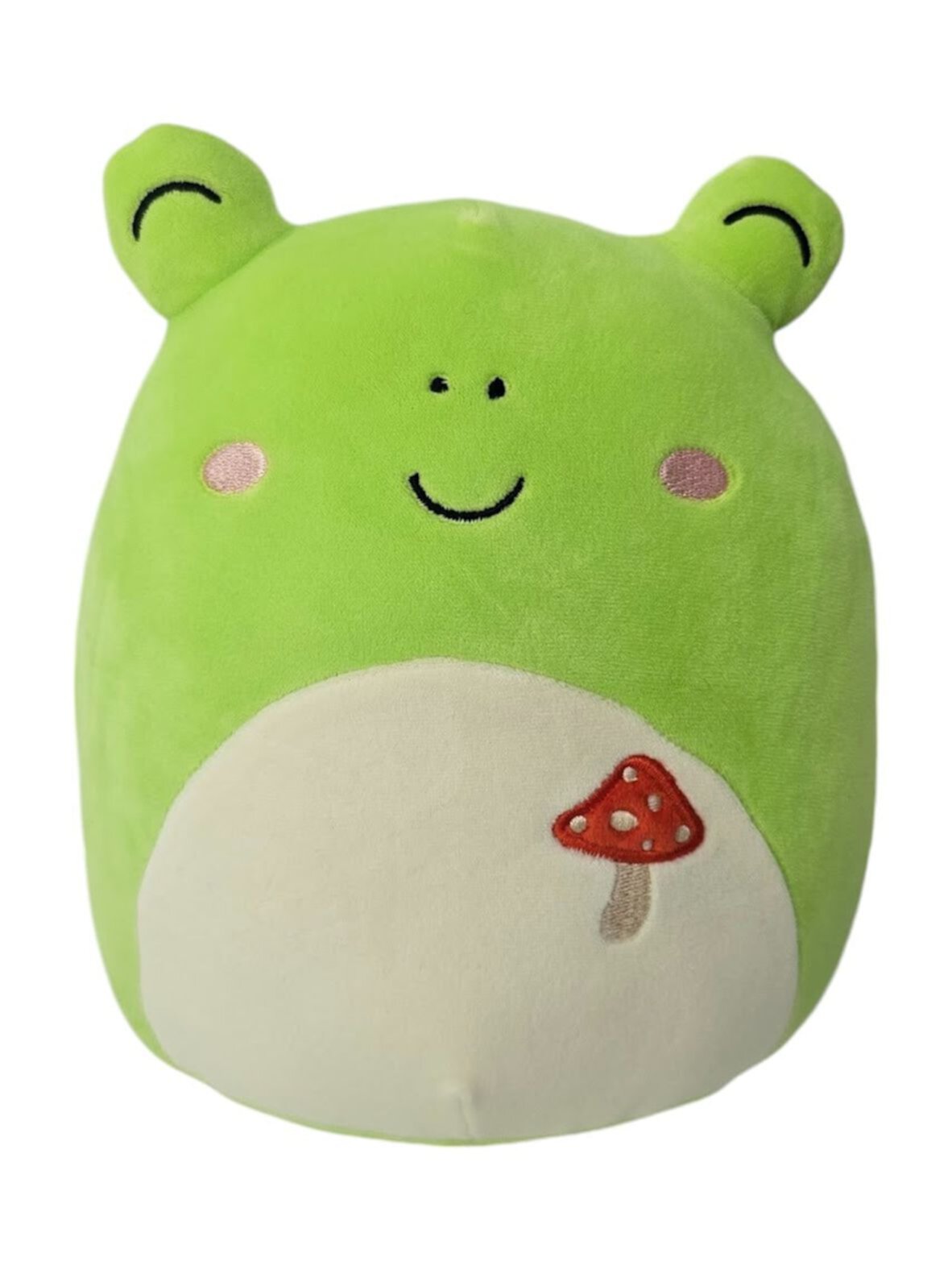 Squishmallows Official Kellytoys Plush 8 Inch Wendy the Green Frog Smiling Mushroom Embroidery Soft Stuffed Toys Squishmallows