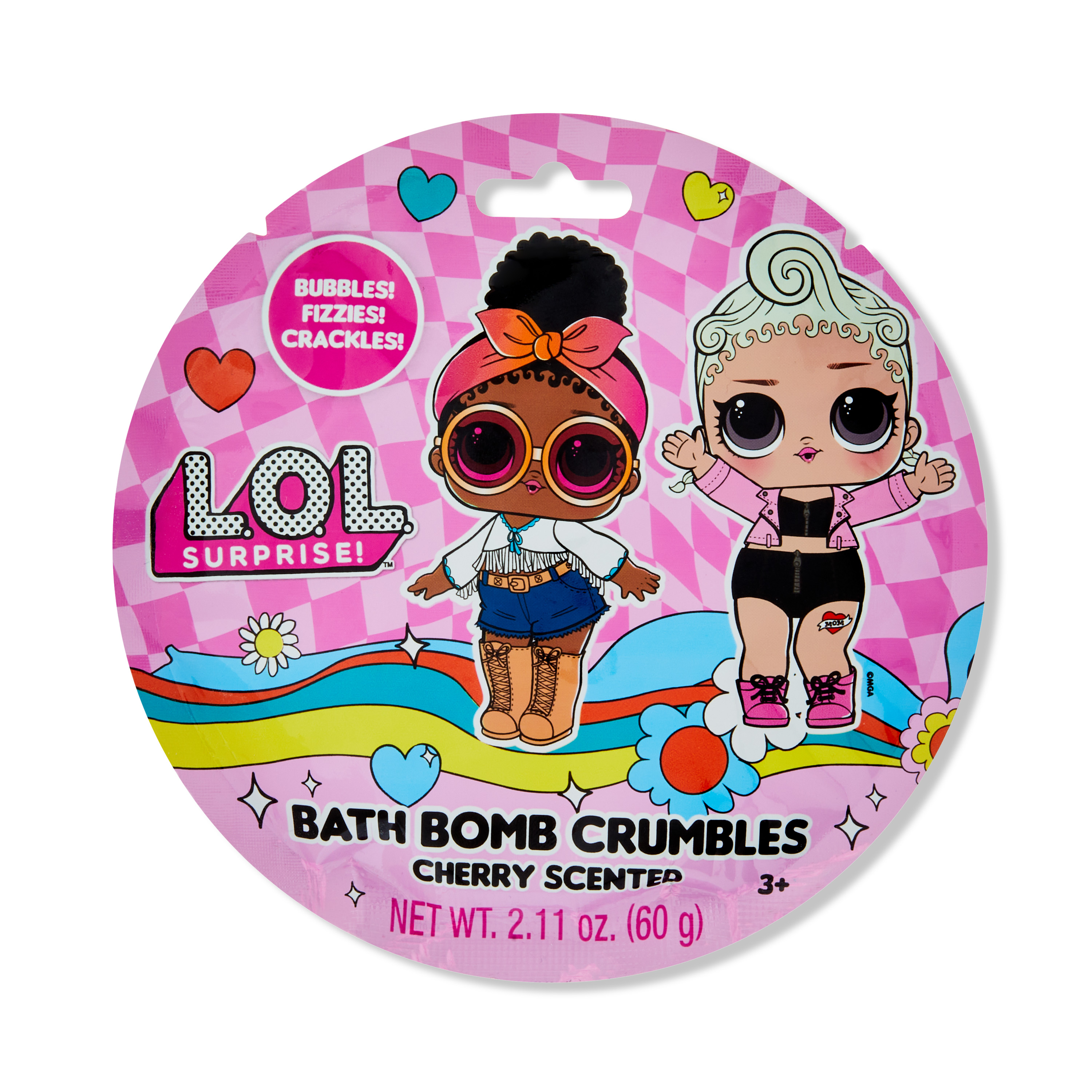 L.O.L Surprise! Bath Crumbles, Cherry Scented, 2.11 oz,1 Count Sonic