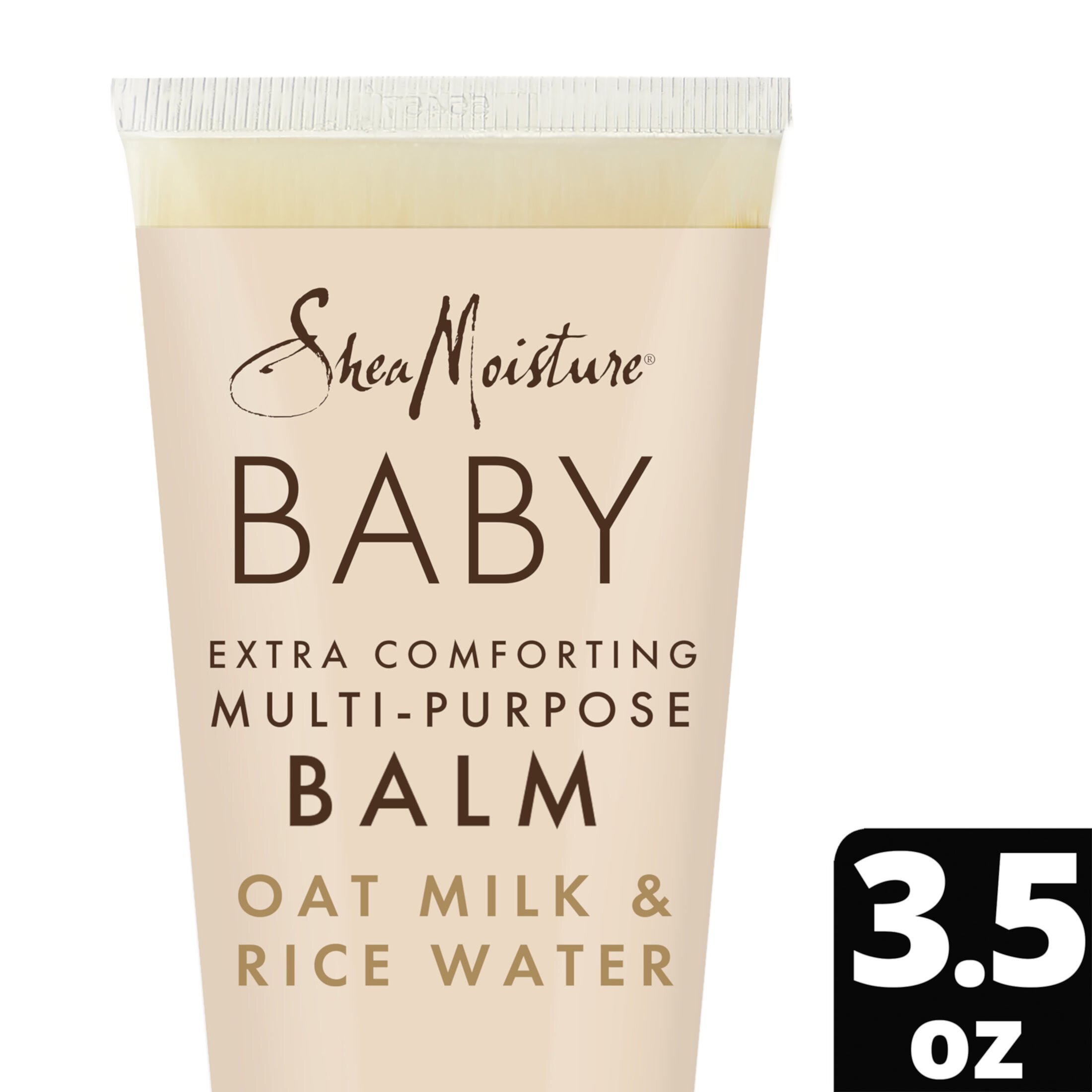 SheaMoisture Baby Balm Oat Milk & Rice Water Baby Cream 3.5 oz SheaMoisture