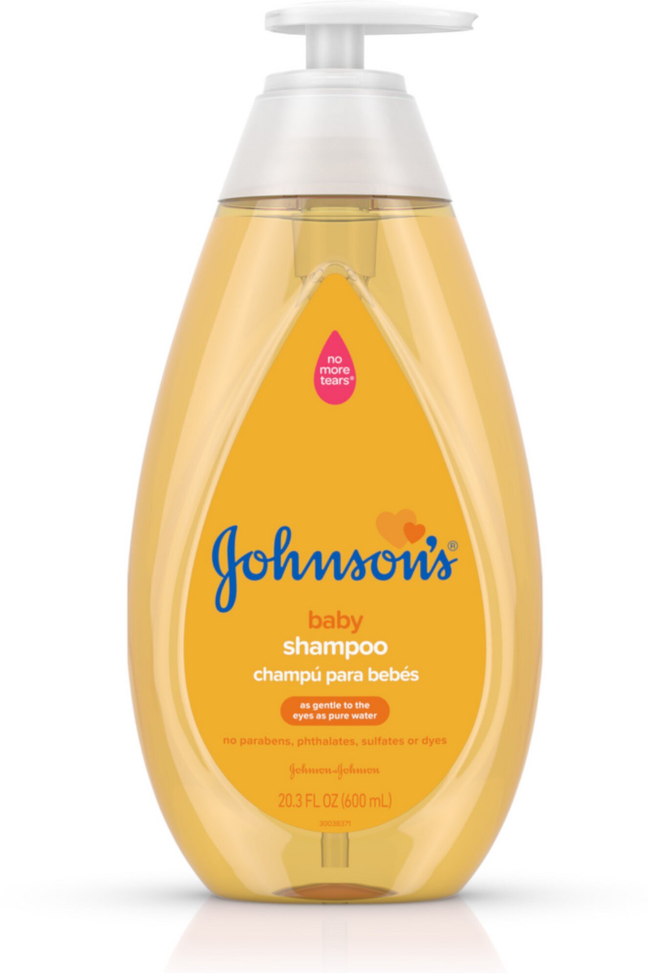 JOHNSON'S Tear Free Baby Shampoo, Free of Parabens, Phthalates, Sulfates and Dyes 20.30 oz (Pack of 4) Johnson's