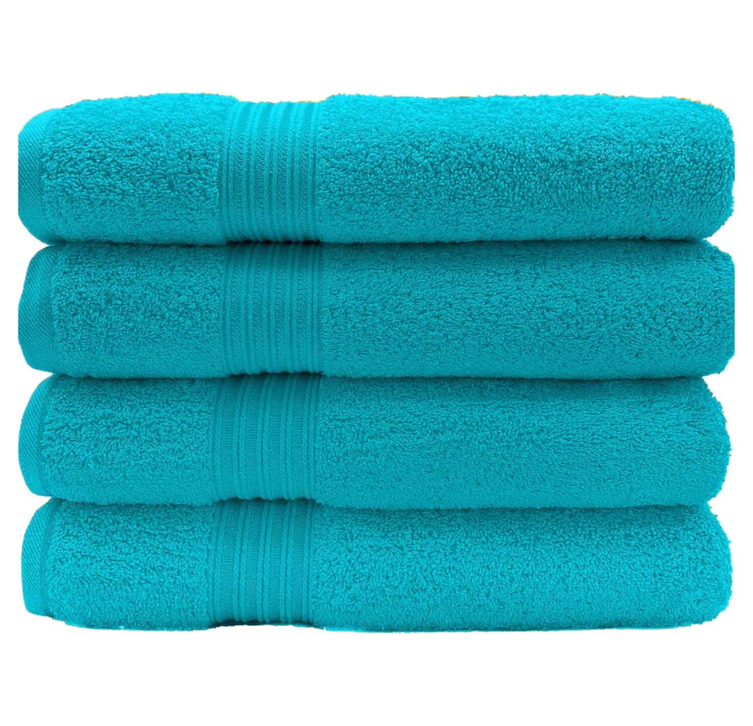 HURBANE HOME 4 Piece Super Soft Bath Towels for Bathroom, Highly Absorbent, Cotton Towels, (Yellow) Hurbane Home