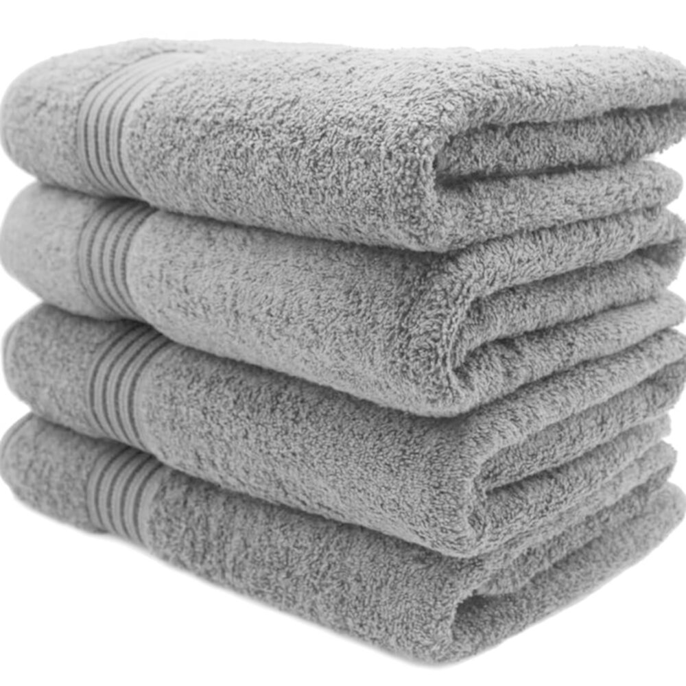 HURBANE HOME 4 Piece Super Soft Bath Towels for Bathroom, Highly Absorbent, Cotton Towels, (Yellow) Hurbane Home