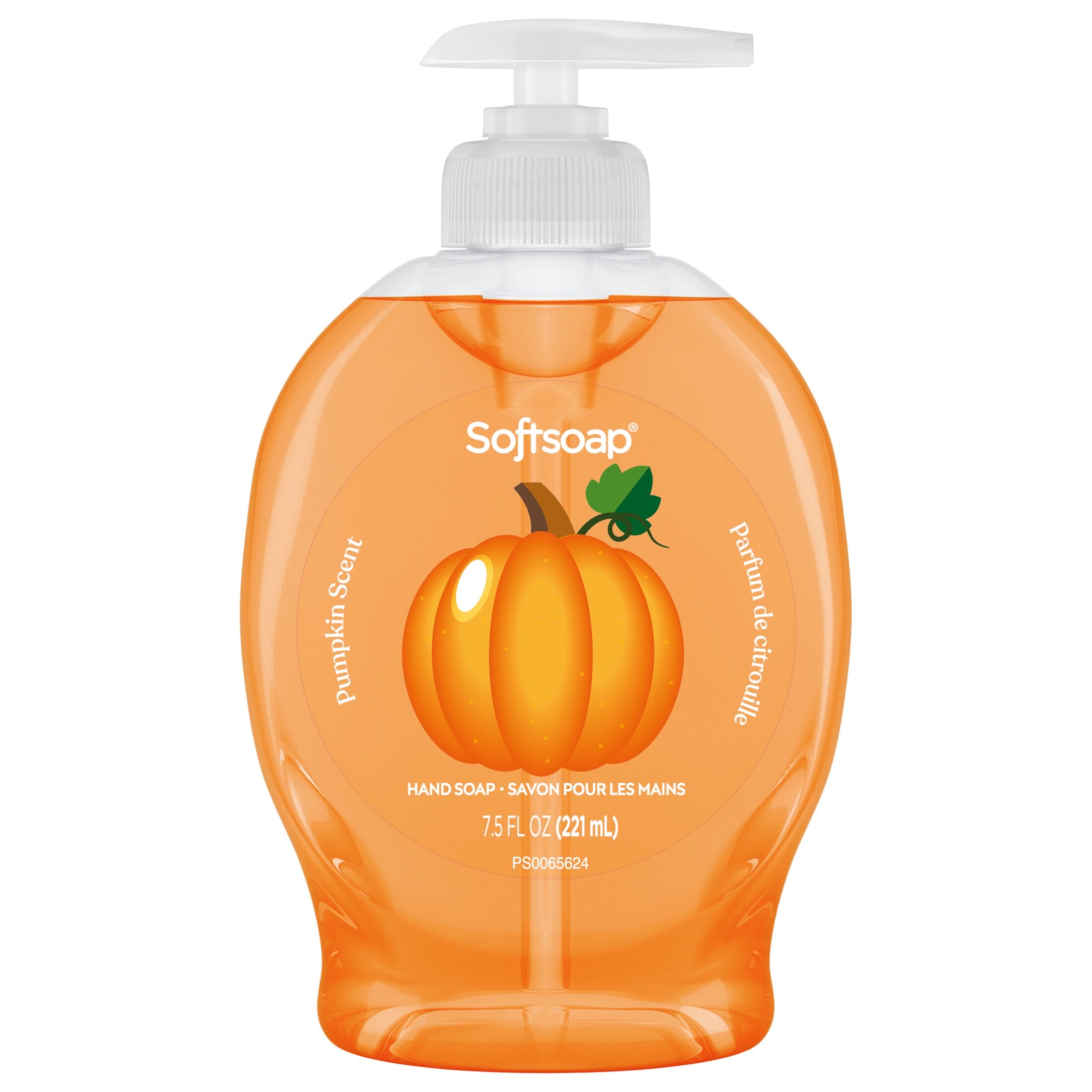 Softsoap Limited Edition Pumpkin Liquid Hand Soap, Kitchen or Bathroom Hand Soap, 7.5 oz Pump Bottle Softsoap