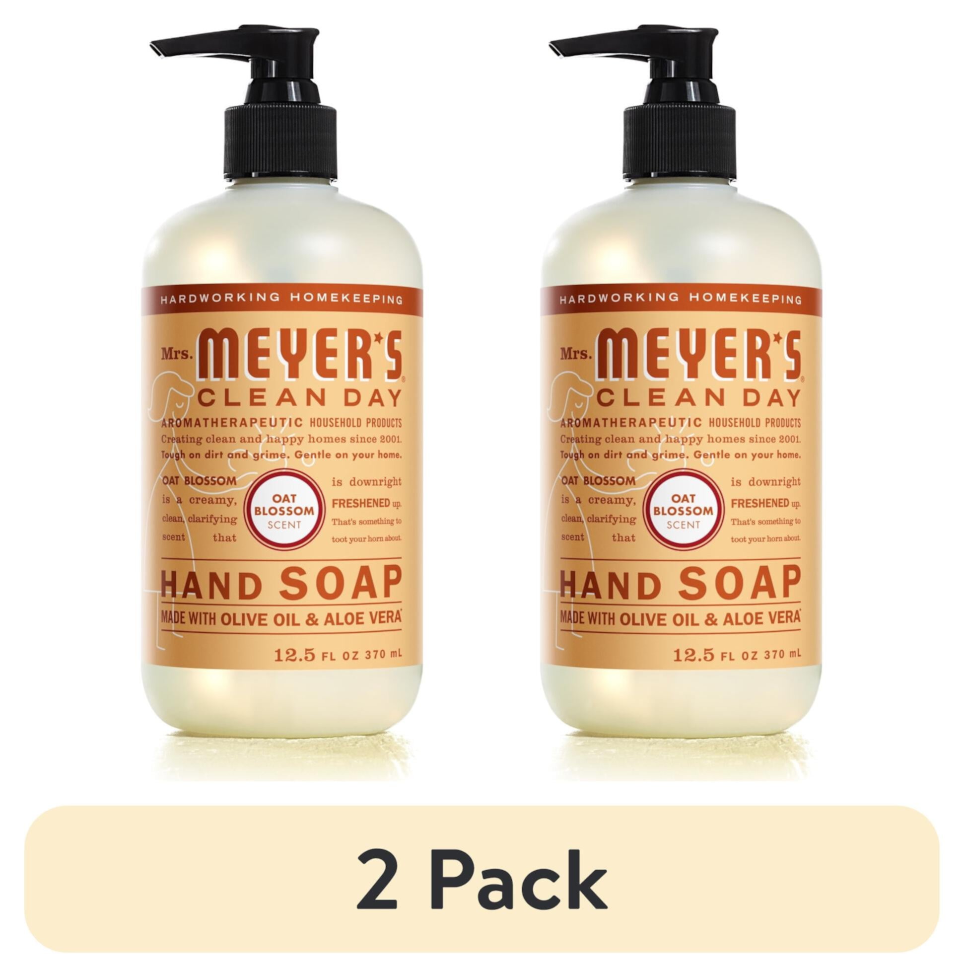 Mrs. Meyer's Clean Day Liquid Hand Soap, Oat Blossom Scent, 12.5 Ounce Bottle Mrs. Meyer's