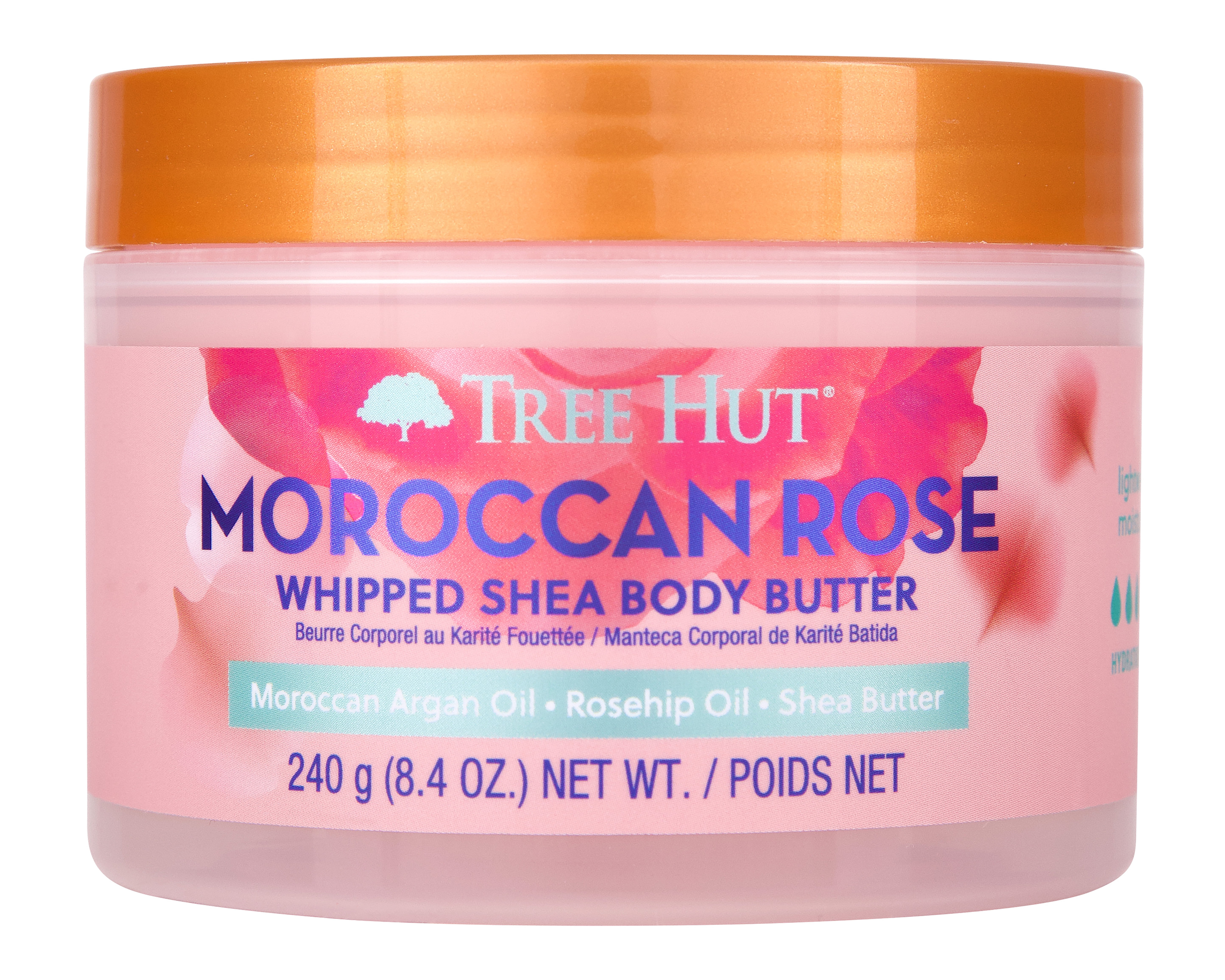 Tree Hut Shea Whipped Body Butter, Lightweight Hydration for Soft, Smooth Skin, Watermelon, 8.4oz Tree Hut