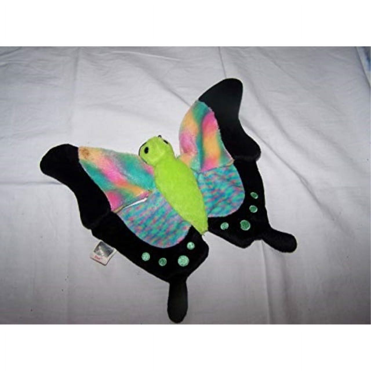 ty beanie baby float the butterfly multi color tie dye wings TY