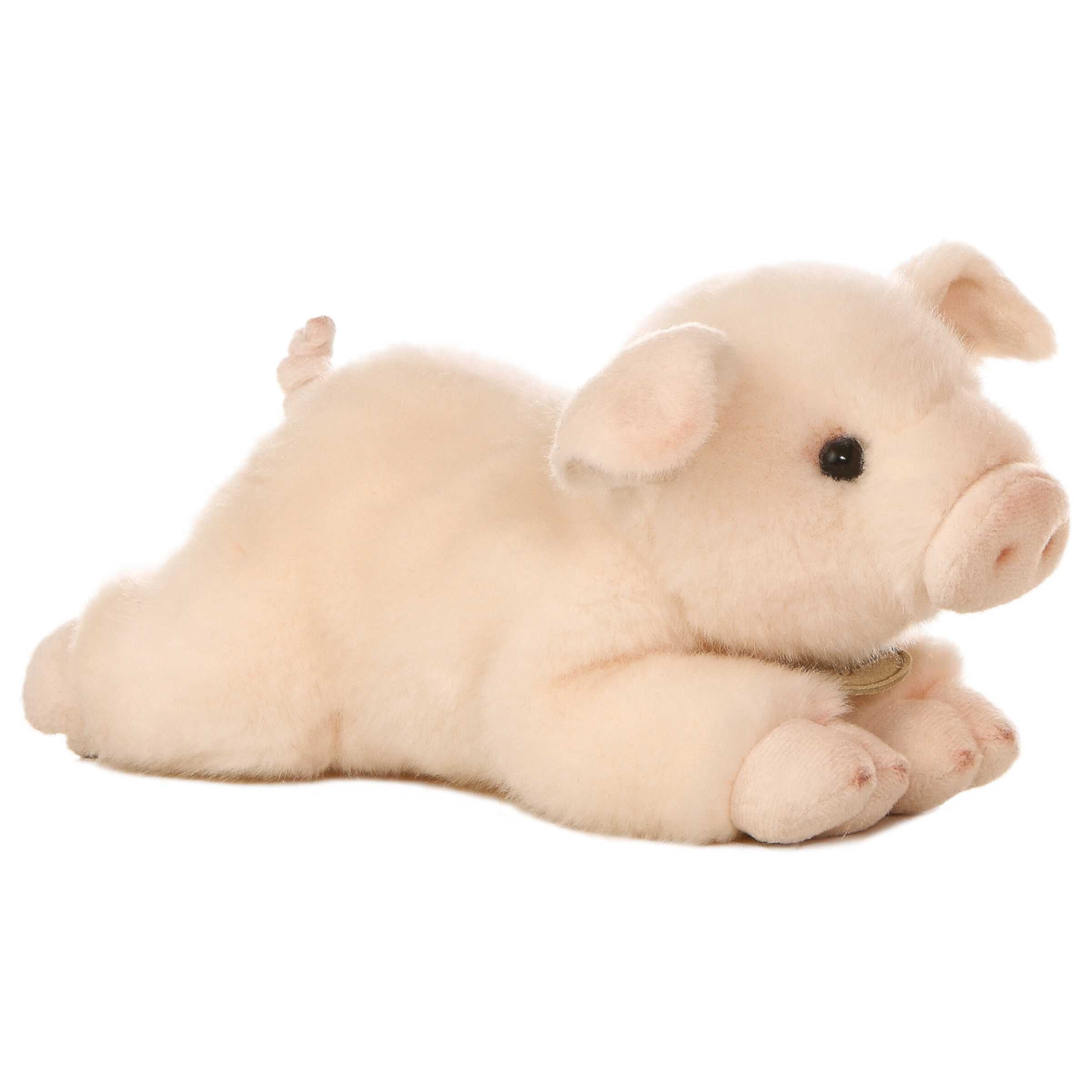 Aurora - Small Pink Miyoni - 8" Pig - Realistic Stuffed Animal Aurora GB