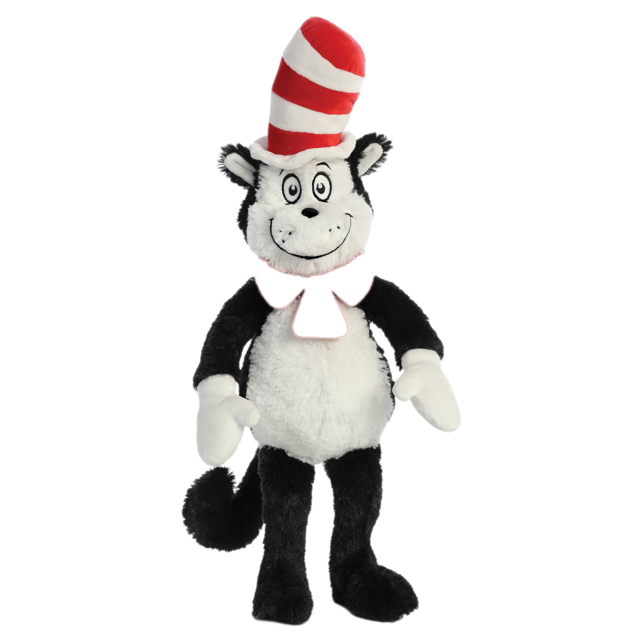 Aurora - Large Multicolor Dr. Seuss - 18" Cat In The Hat - Whimsical Stuffed Animal Aurora