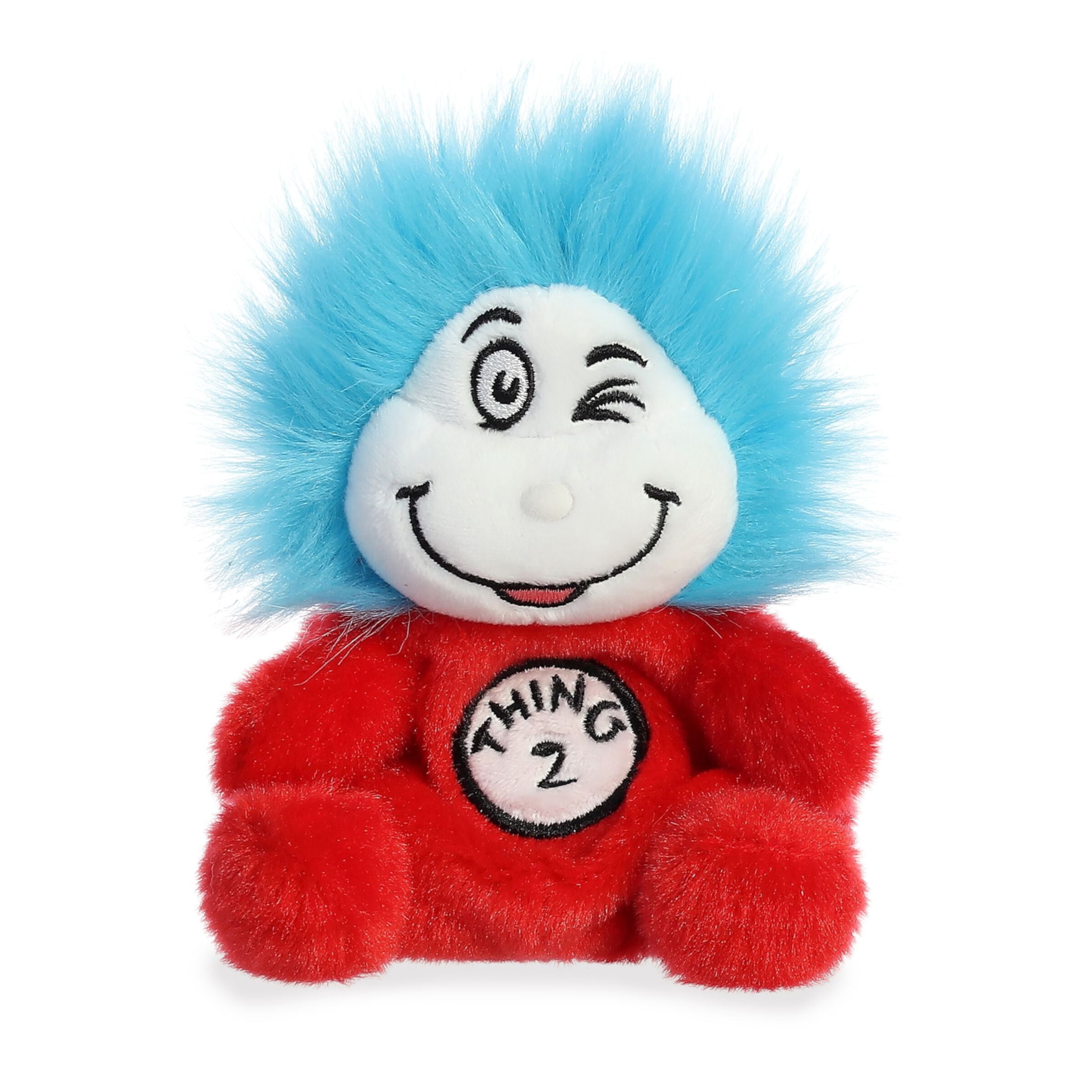 Aurora - Mini Red Dr. Seuss - Palm Pals 5" Thing 2 - Whimsical Stuffed Animal Aurora