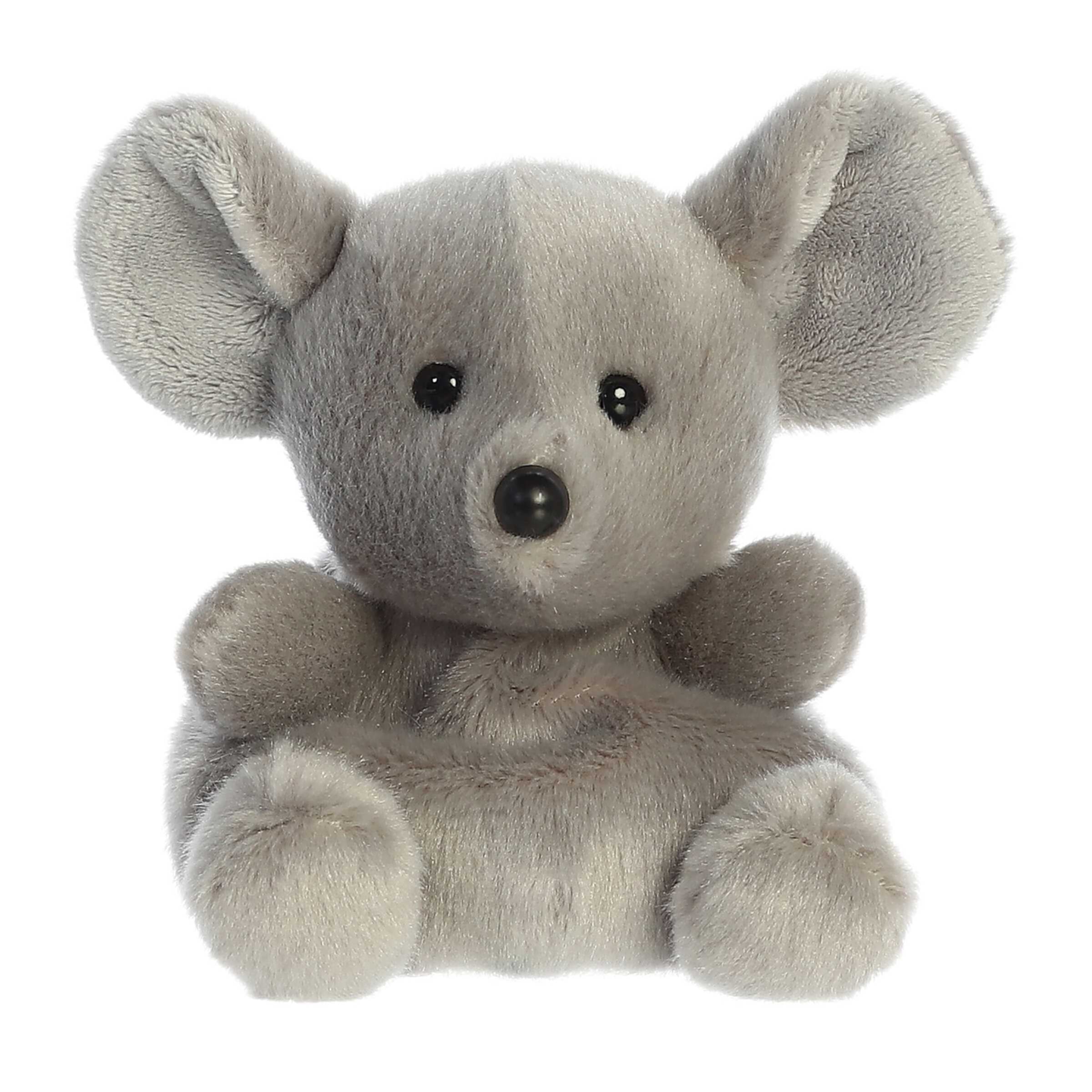 Aurora - Mini Gray Palm Pals - 5" Chatty Mouse - Adorable Stuffed Animal Aurora