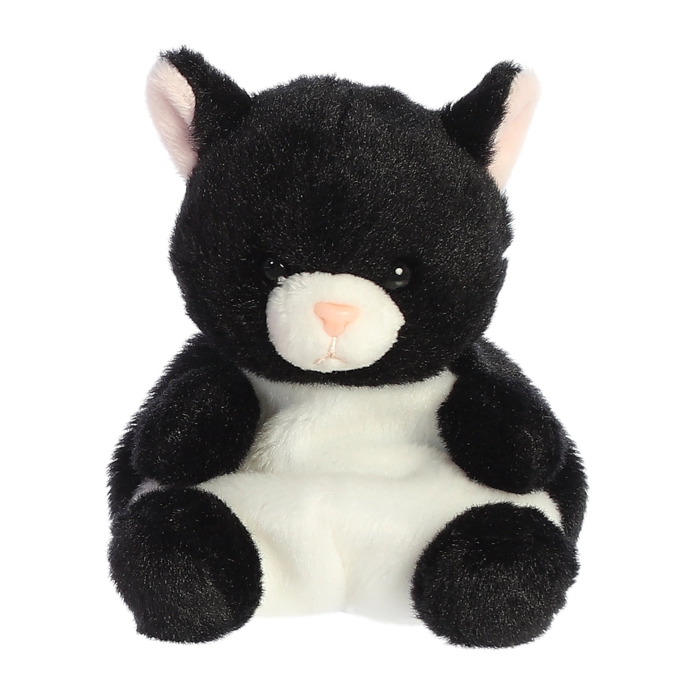 Aurora - Mini Black Palm Pals - 5" Cricket Cat - Adorable Stuffed Animal Aurora