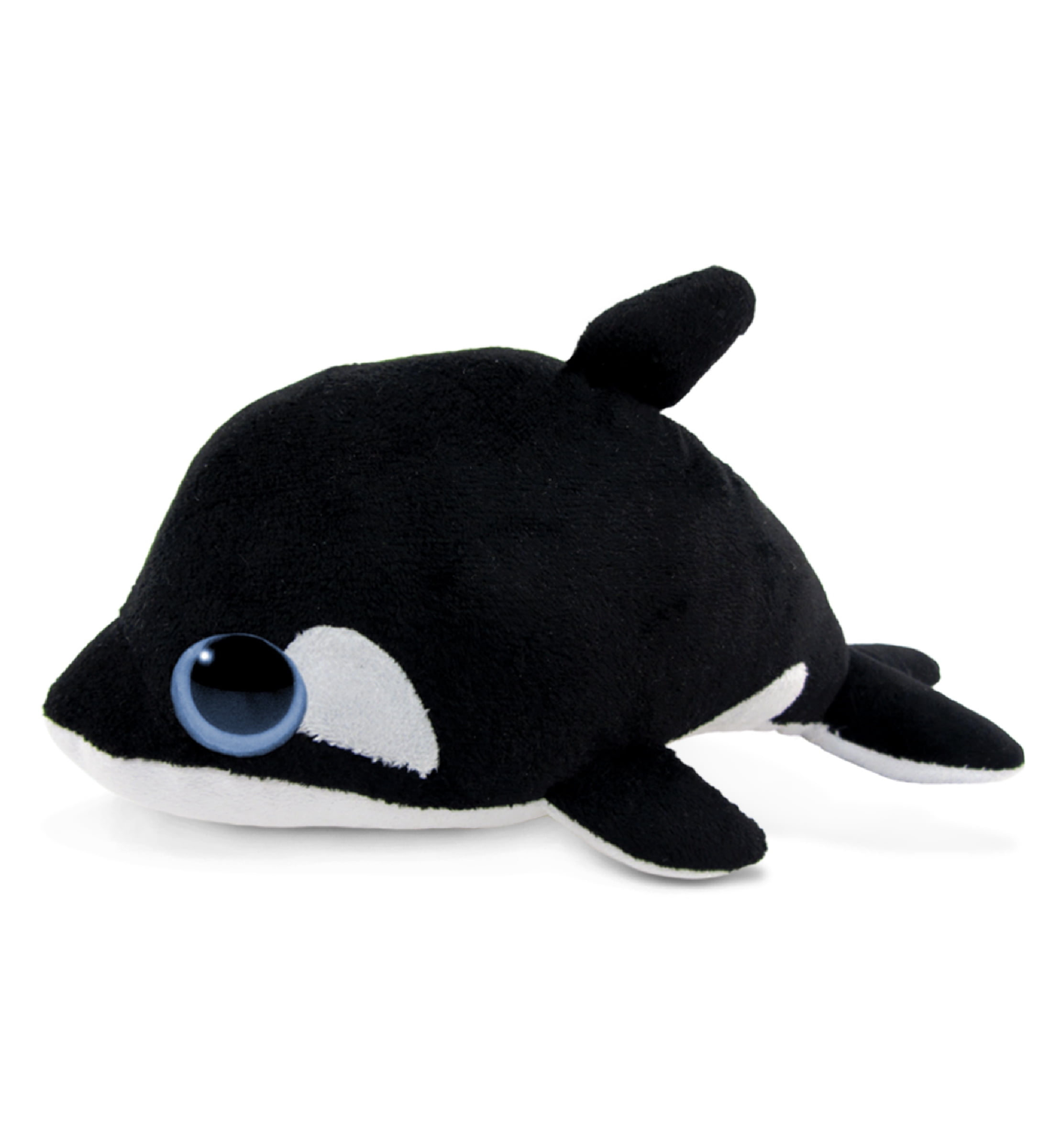 DolliBu Plush Killer Whale Stuffed Animal - Soft Huggable Big Eyes Orca Whale, Adorable Playtime Plush Toy, Cute Marine Sea Life Cuddle Gifts, Soft Plush Doll Animal Toy for Kids & Adults - 6 Inch Dollibu