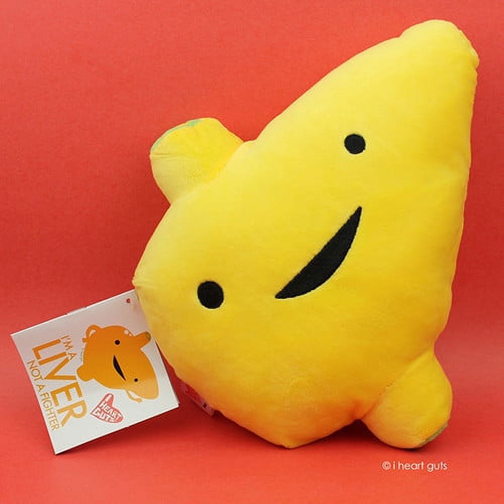 Large Liver Plush: I'm a Liver Not a Fighter I Heart Guts