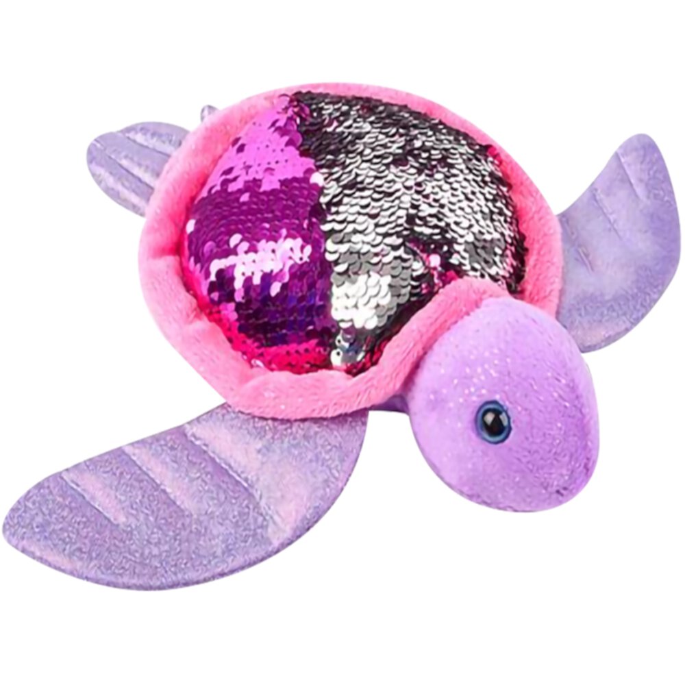 ArtCreativity Flip Sequin Sea Turtle Stuffed Plush Toy Soft Color Changing Sequins For Kids Party Favor ArtCreativity