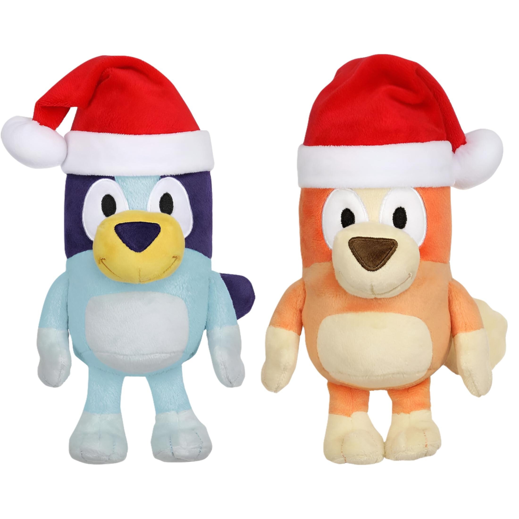 Christmas Holiday Festive Bluey & Bingo Plush 2-Pack Moose Toys