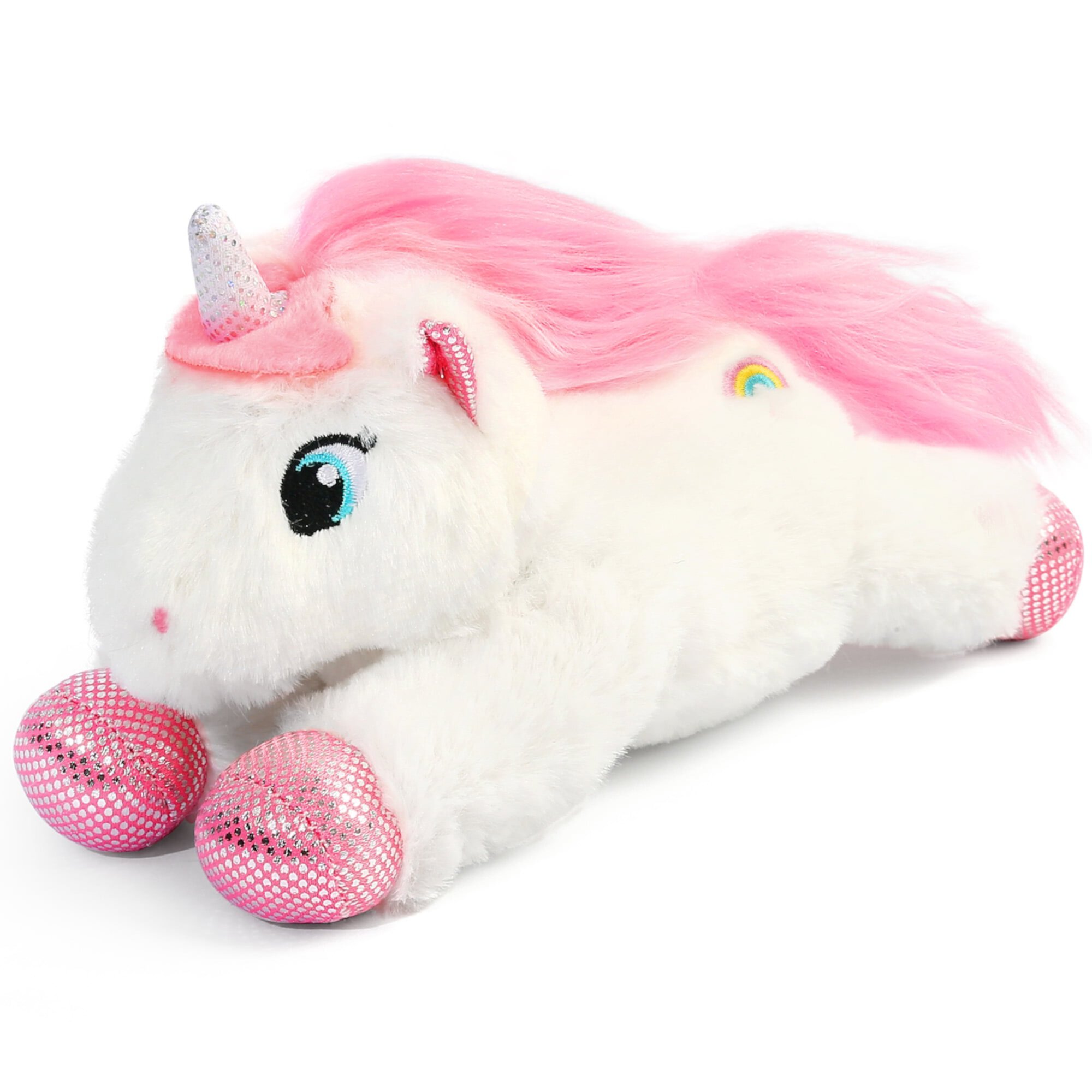 LotFancy 2 Pcs 12" Unicorn Stuffed Animal Plush Toys Gifts for Kids, Girls, Purple and White LotFancy