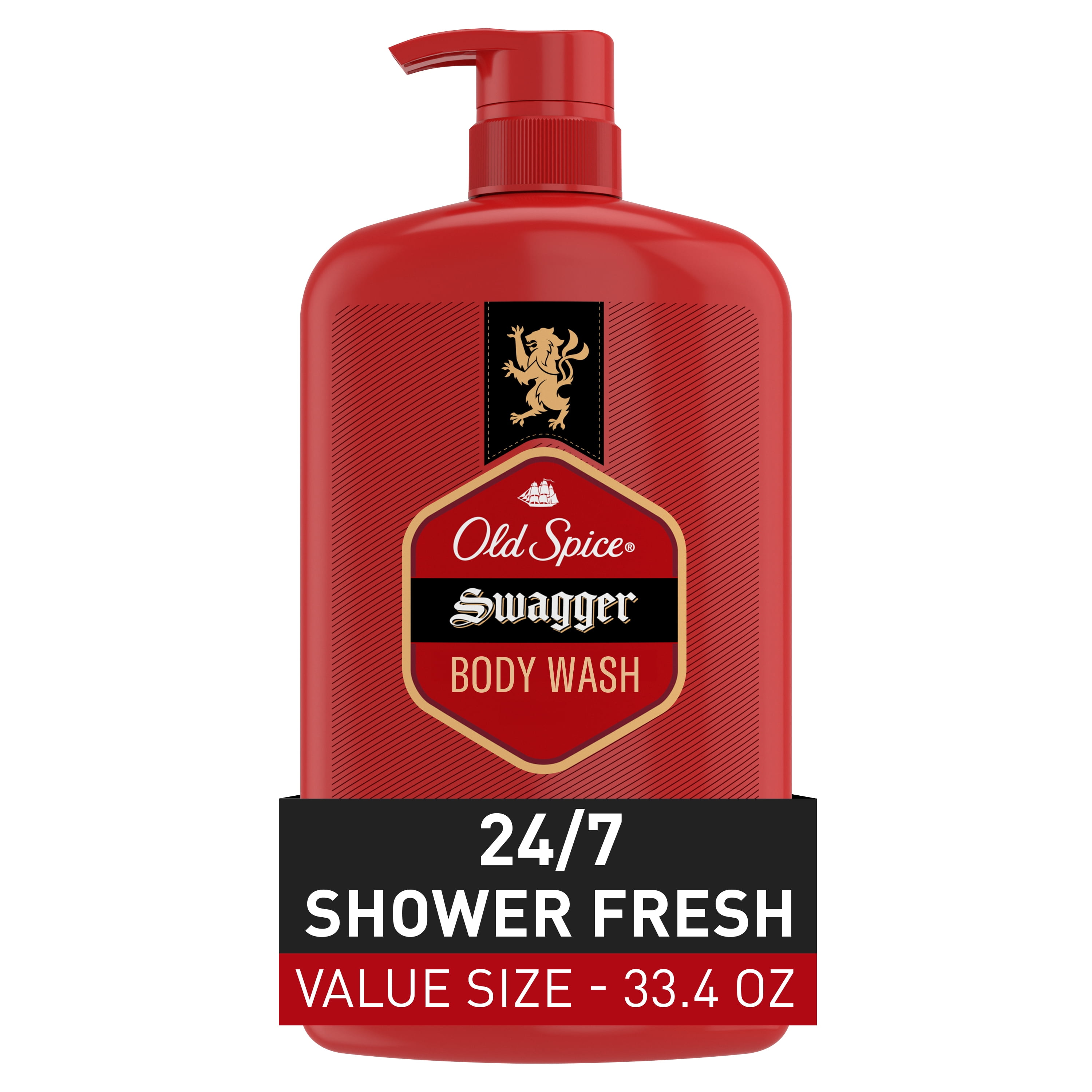 Old Spice Swagger Scent of Confidence, Body Wash for Men, 21 fl oz Old Spice